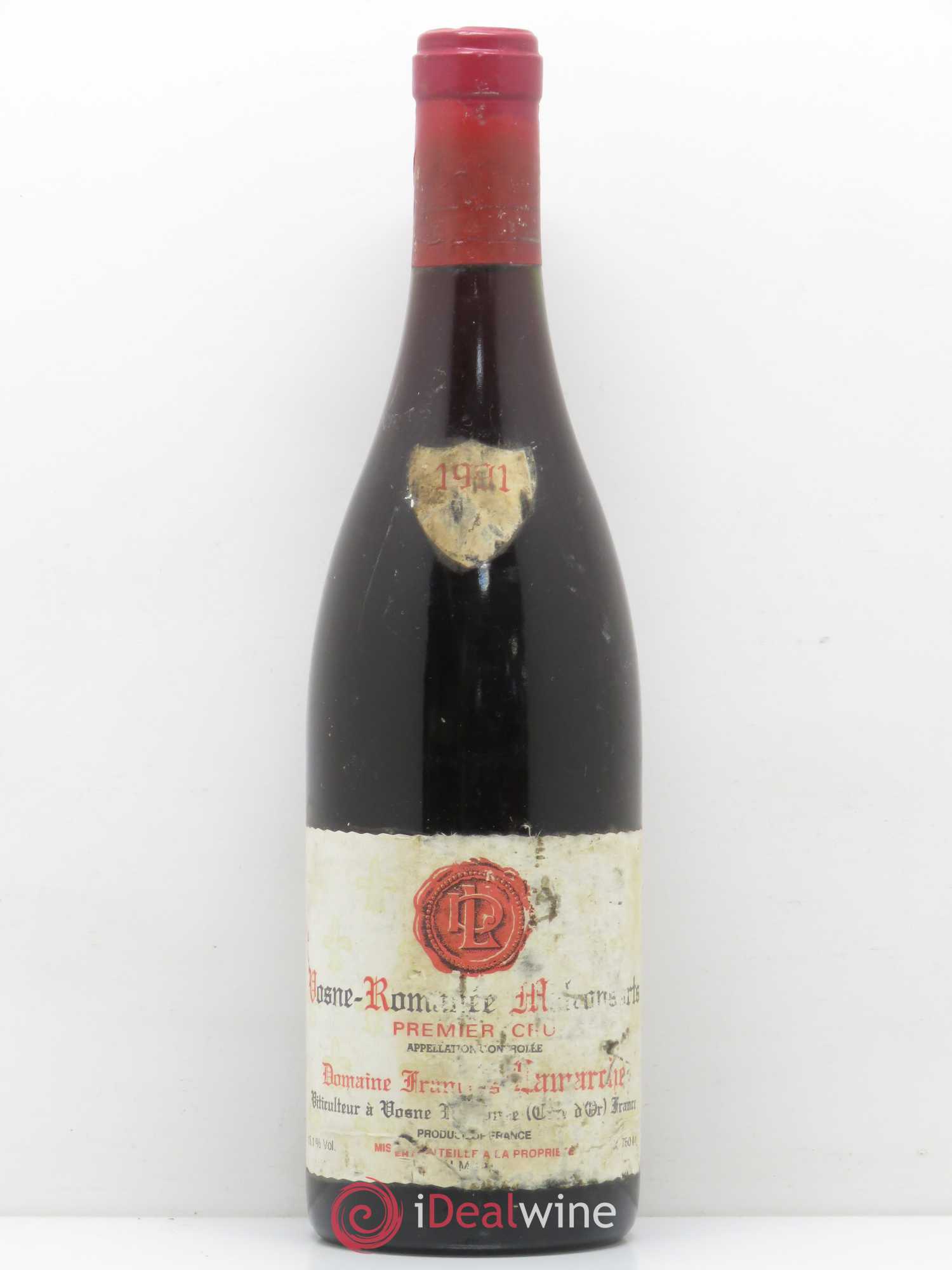 Vosne-Romanée 1er Cru Les Malconsorts Lamarche (Domaine) 1991 - Lot de 1 bouteille - 0