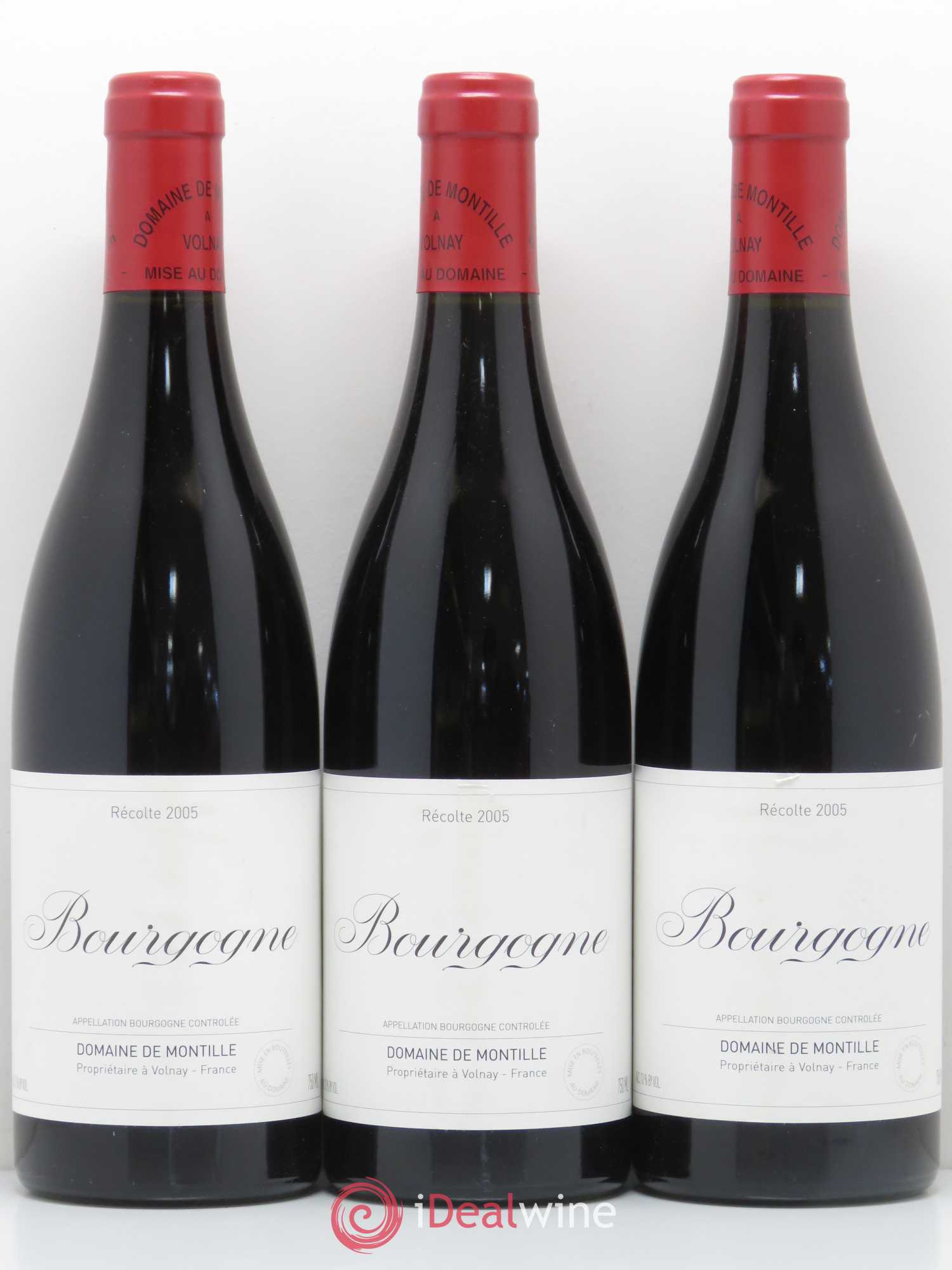 Bourgogne De Montille (Domaine) 2005 - Lot de 3 bouteilles - 0