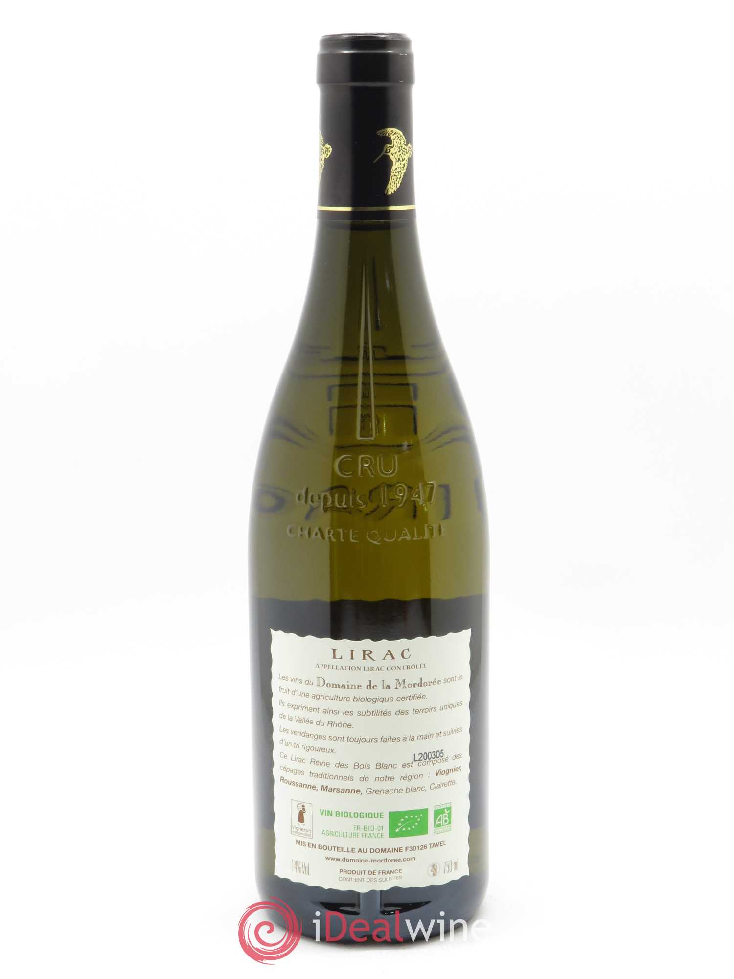 Lirac Cuvée Reine des Bois La Mordorée (Domaine de) 2019 - Lot de 1 bouteille - 1