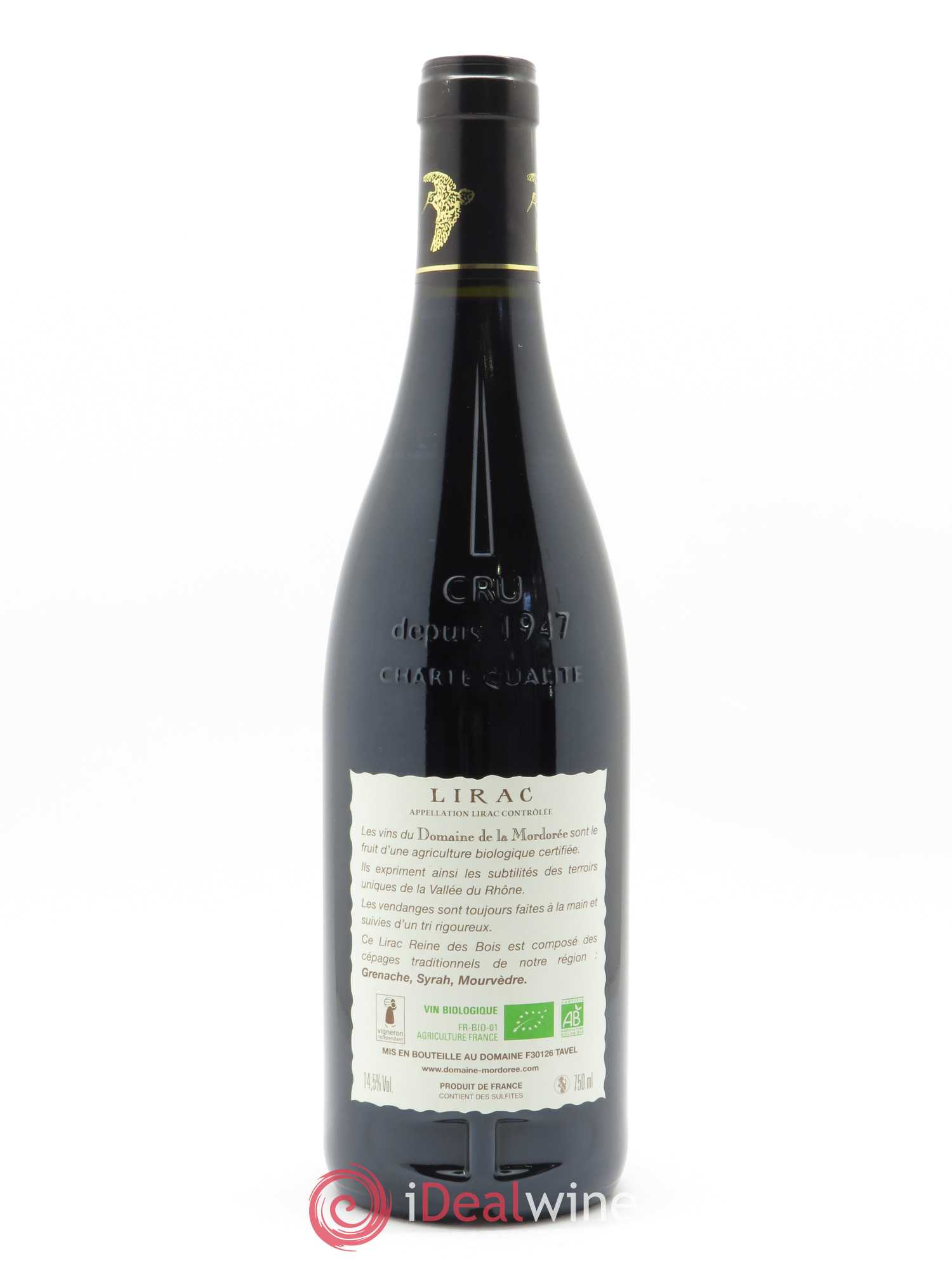 Lirac Cuvée Reine des Bois La Mordorée (Domaine de) 2018 - Lot de 1 bouteille - 1