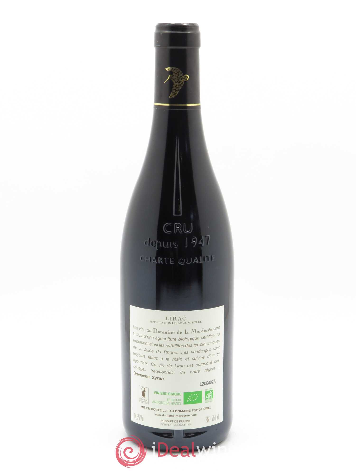 Lirac La Dame Rousse La Mordorée (Domaine de) 2018 - Posten von 1 Flasche - 1