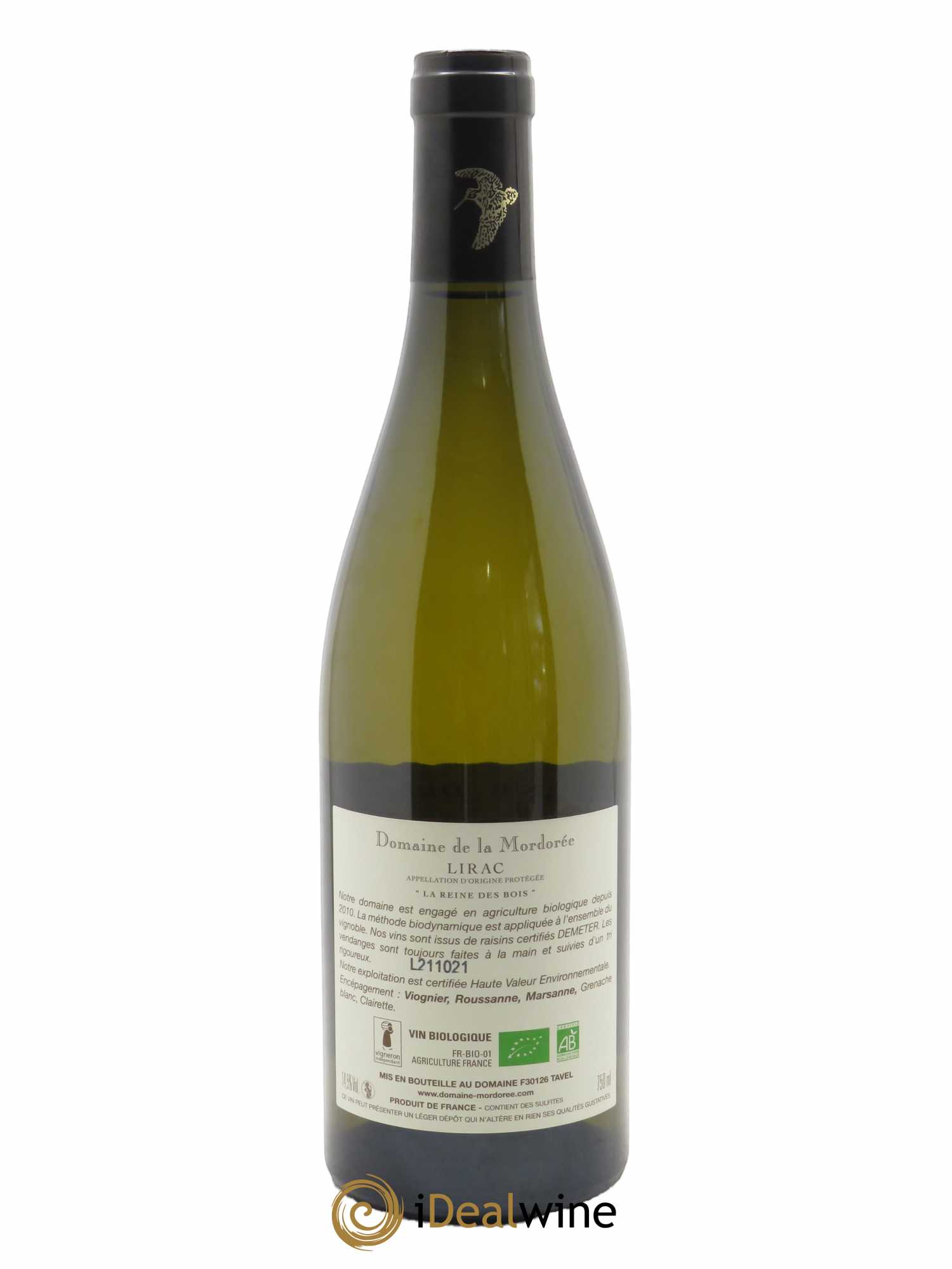 Lirac Cuvée Reine des Bois La Mordorée (Domaine de) 2021 - Lot de 1 bouteille - 1