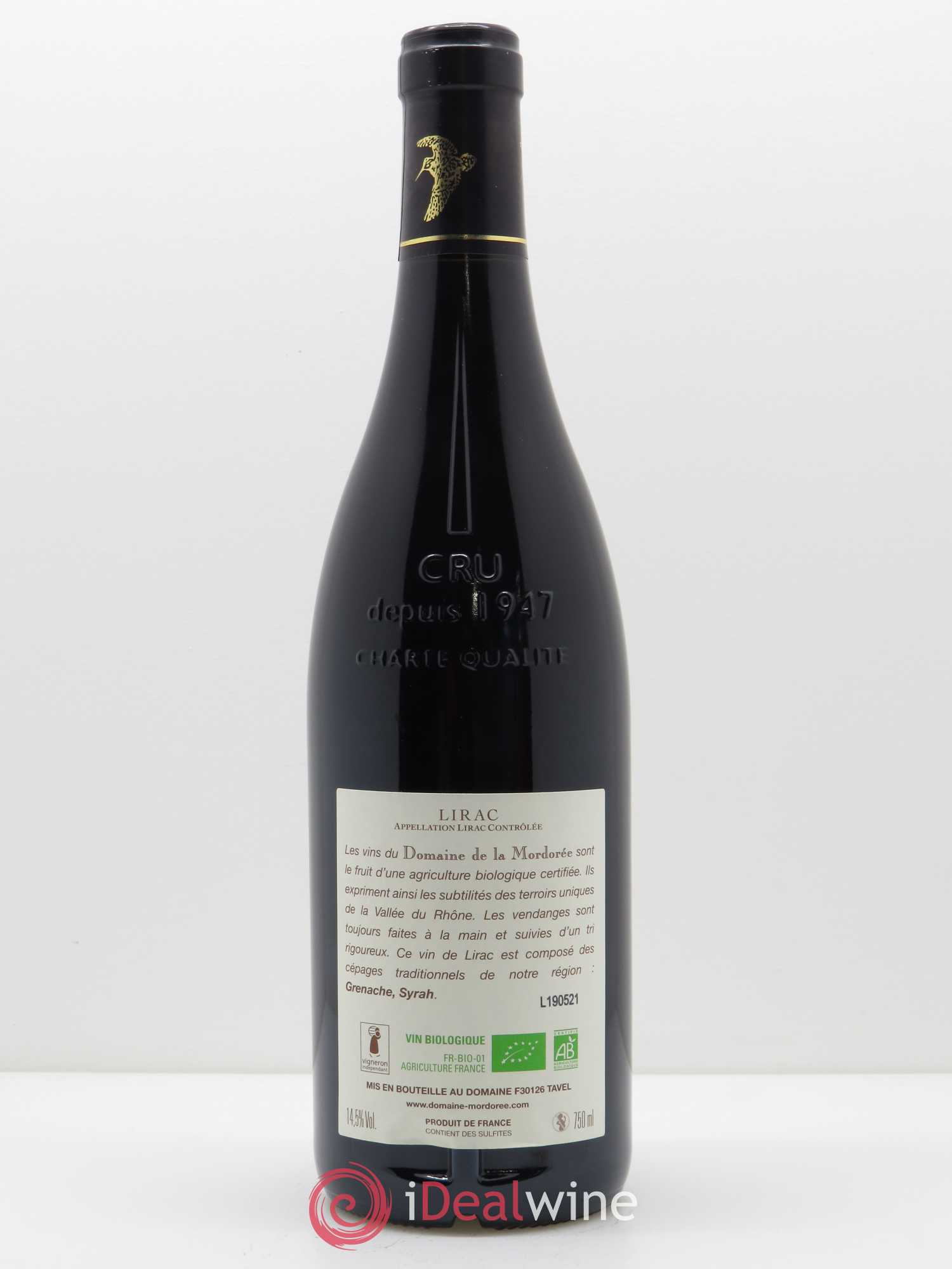 Lirac La Dame Rousse La Mordorée (Domaine de) 2017 - Lot de 1 bouteille - 1