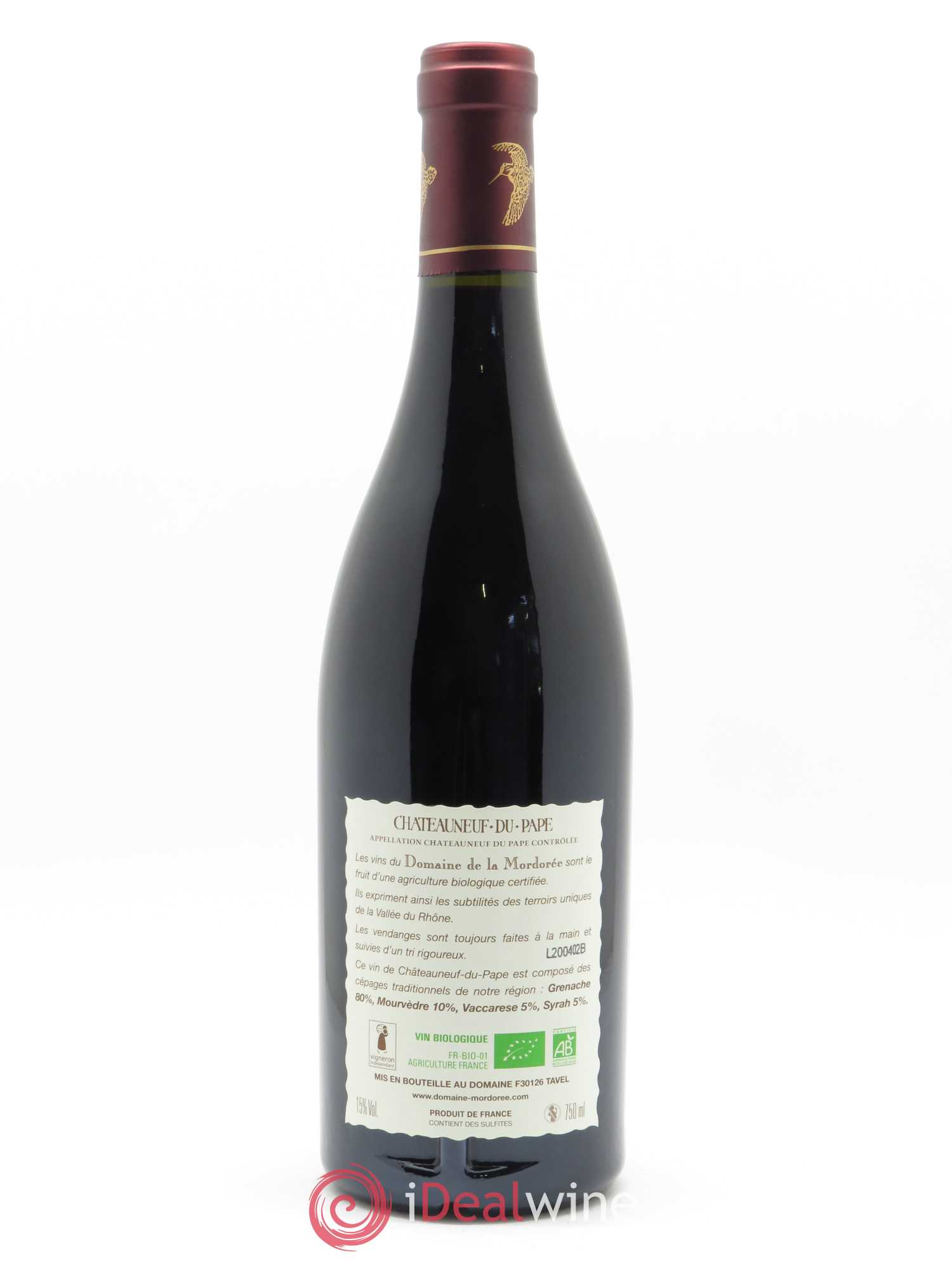 Châteauneuf-du-Pape Cuvée de la Reine des Bois La Mordorée (Domaine de) 2018 - Lot de 1 bouteille - 1