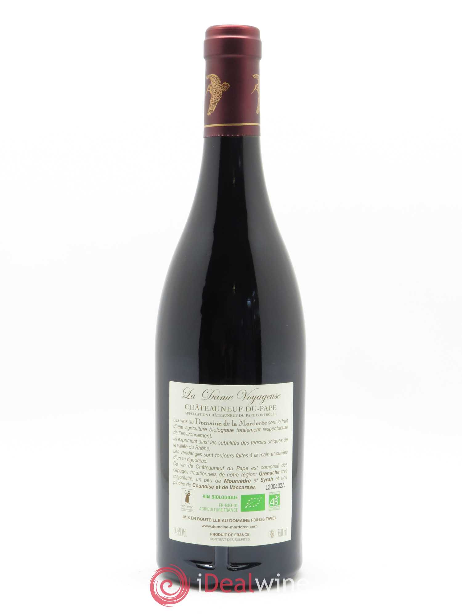 Châteauneuf-du-Pape La Dame Voyageuse La Mordorée (Domaine de) 2018 - Lot de 1 bouteille - 1