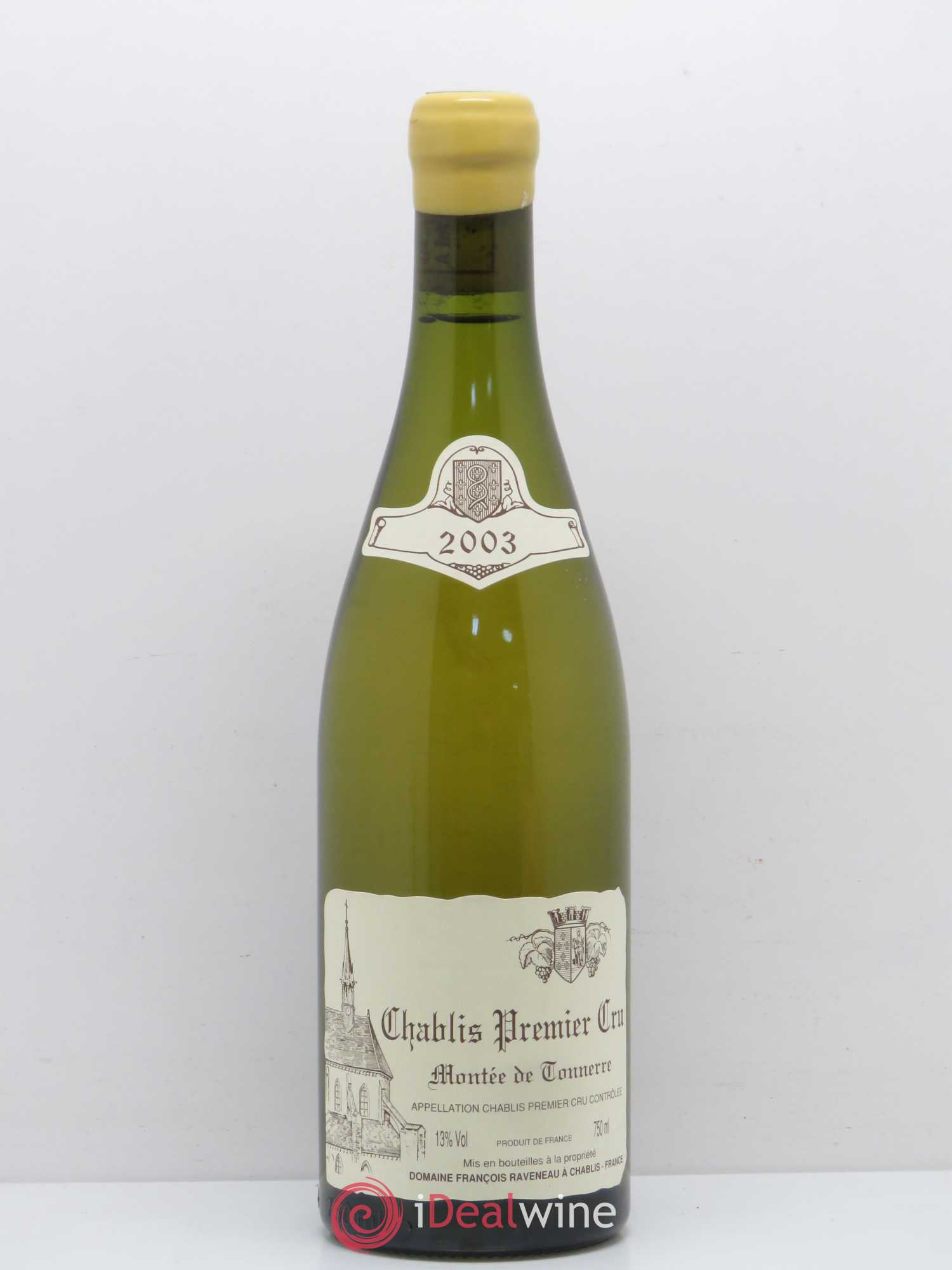 Chablis 1er Cru Montée de Tonnerre Raveneau (Domaine) 2003 - Lot de 1 bouteille - 0