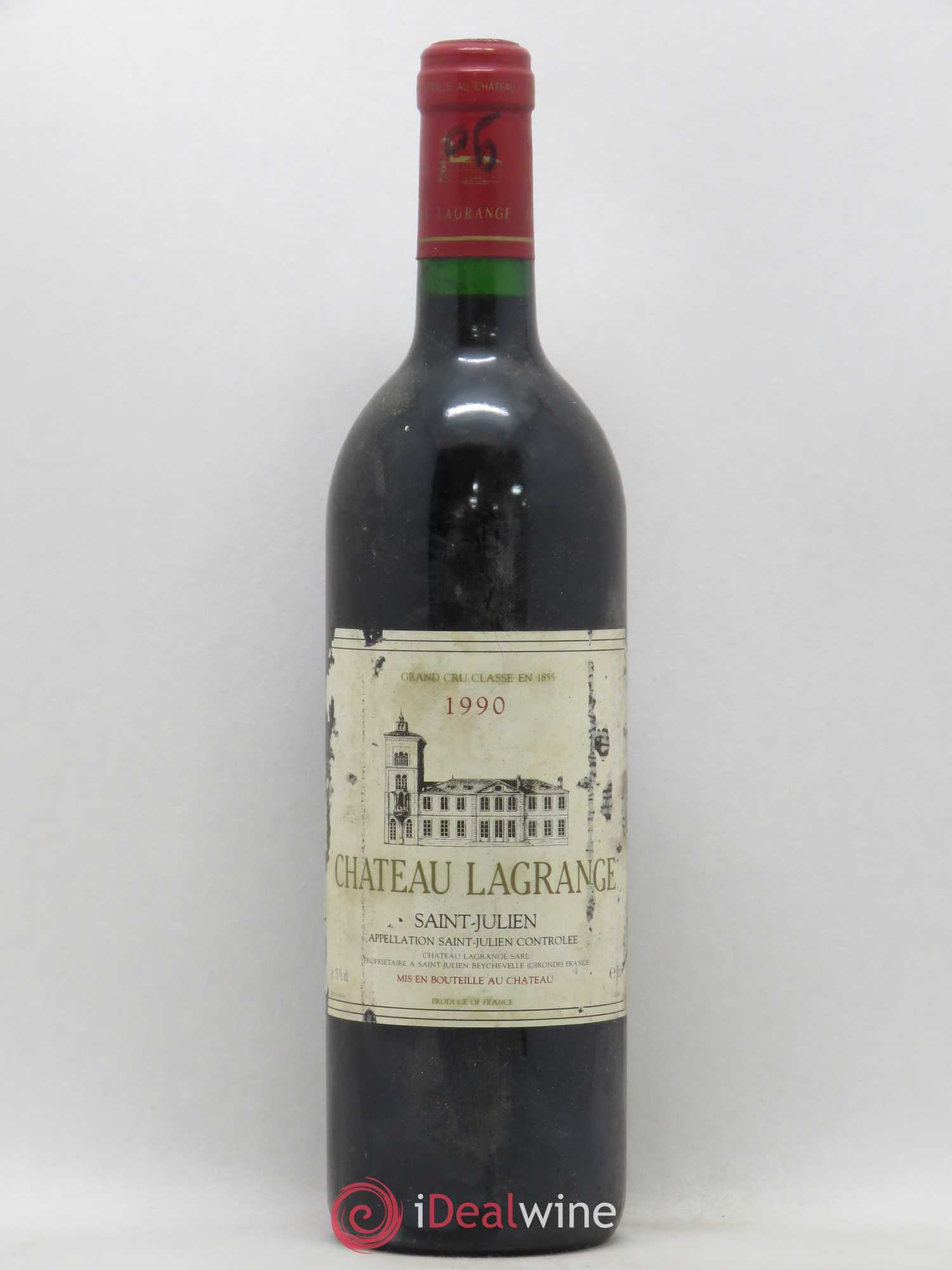 Château Lagrange 3ème Grand Cru Classé 1990 - Lot de 1 bouteille - 0
