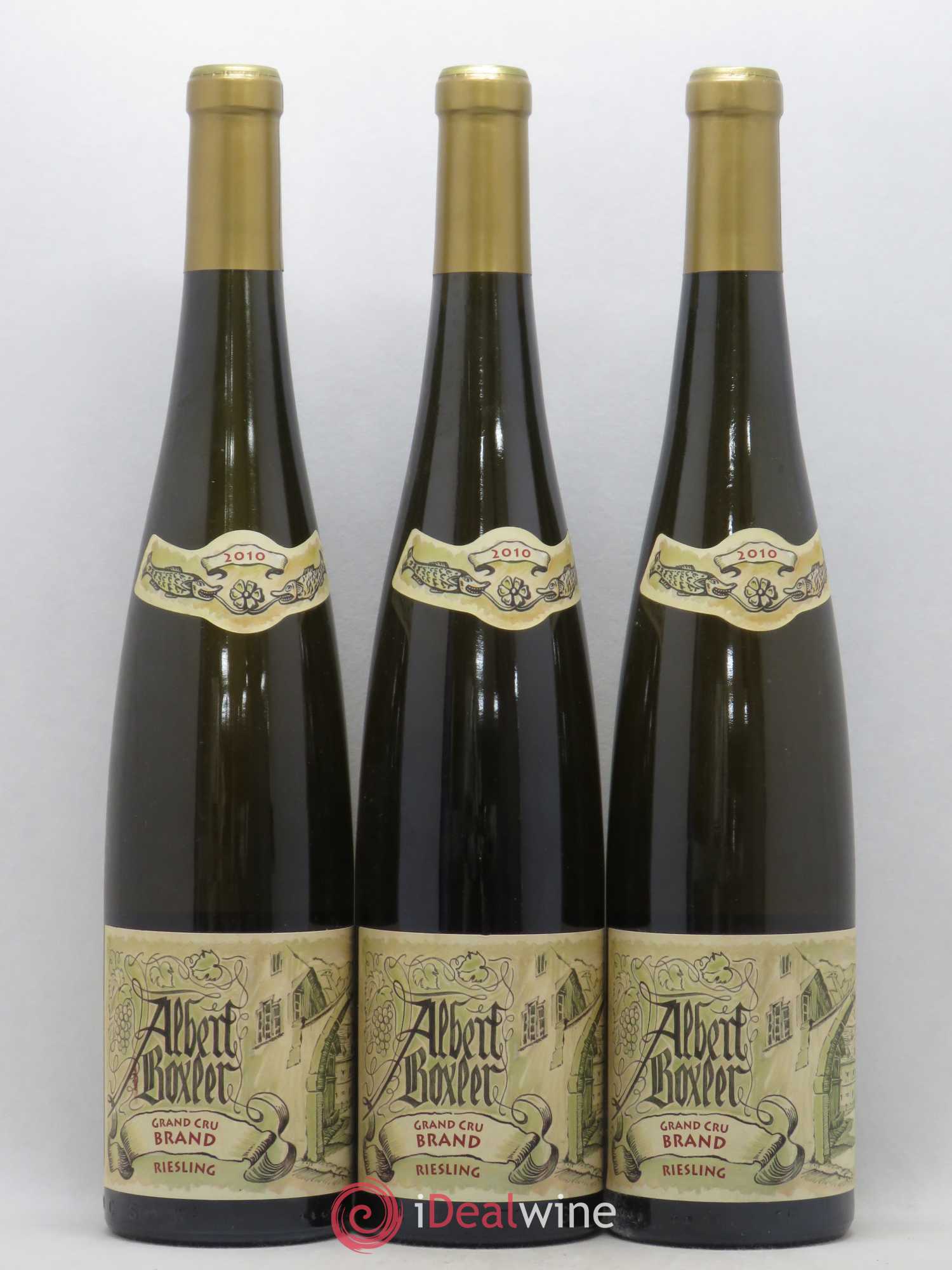 Alsace Riesling Albert Boxler Grand Cru Brand 2010 - Posten von 5 Flaschen - 1