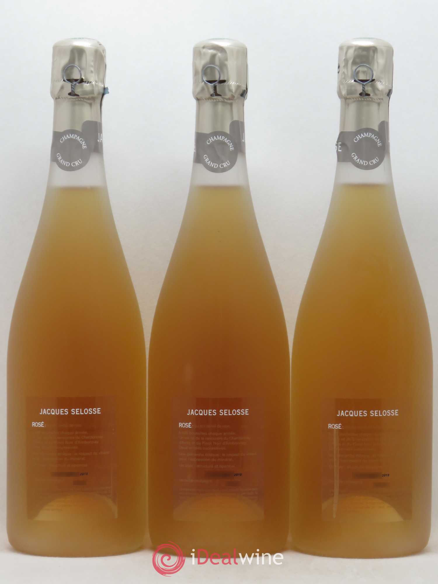 Rosé Brut Jacques Selosse - Lot de 3 bouteilles - 1