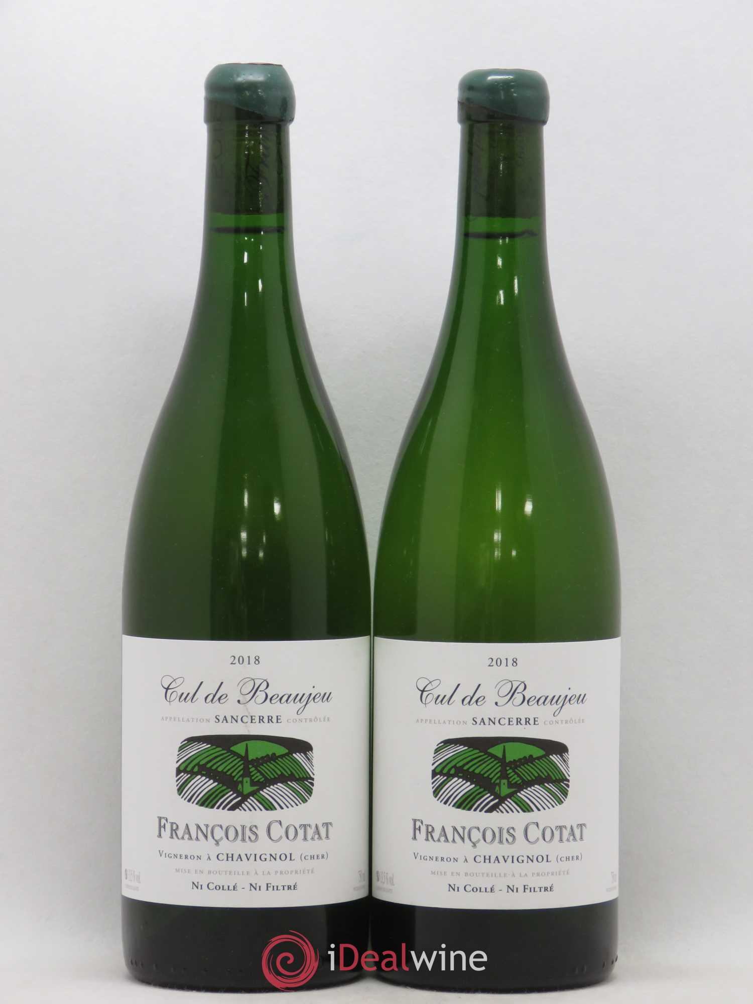 Sancerre Les Culs de Beaujeu François Cotat 2018 - Lot de 2 bouteilles - 0
