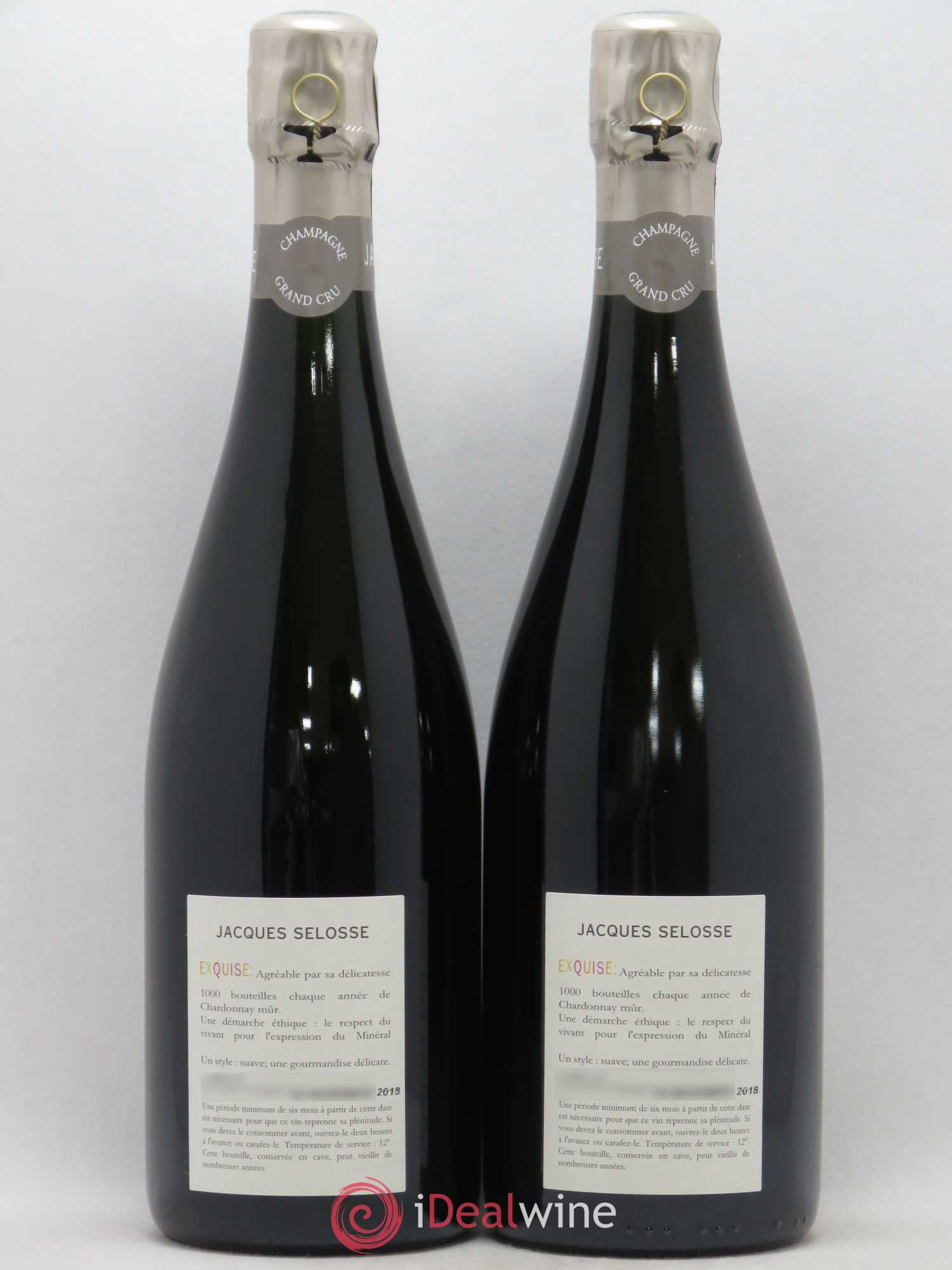 Exquise NV Jacques Selosse - Lot de 2 bouteilles - 1