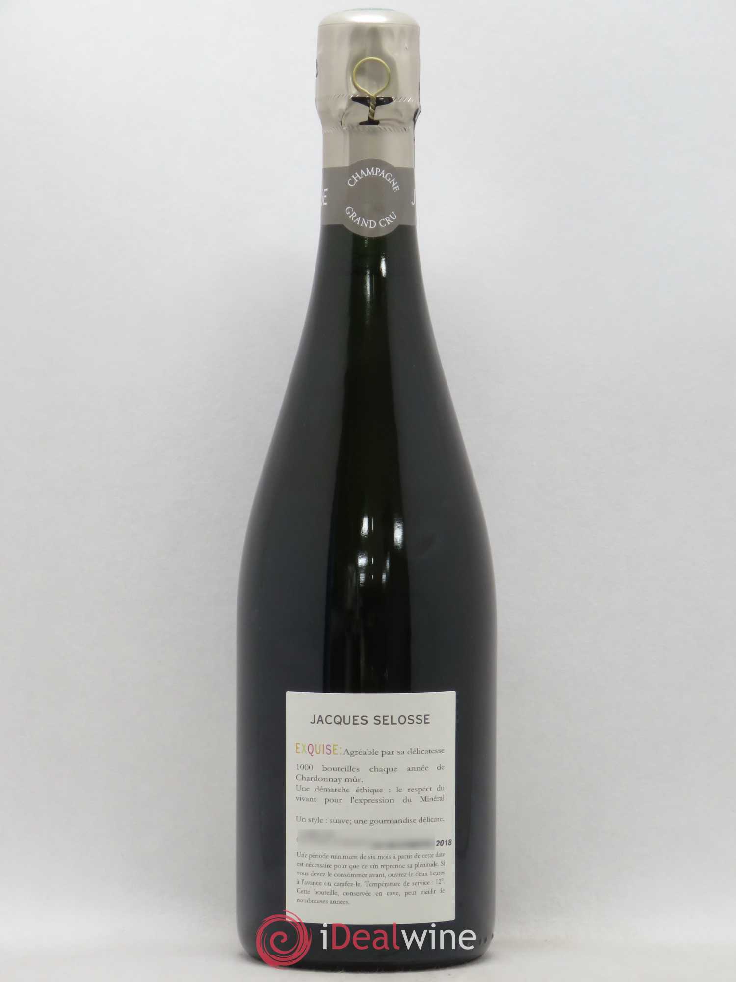 Exquise NV Jacques Selosse - Lot de 1 bouteille - 1