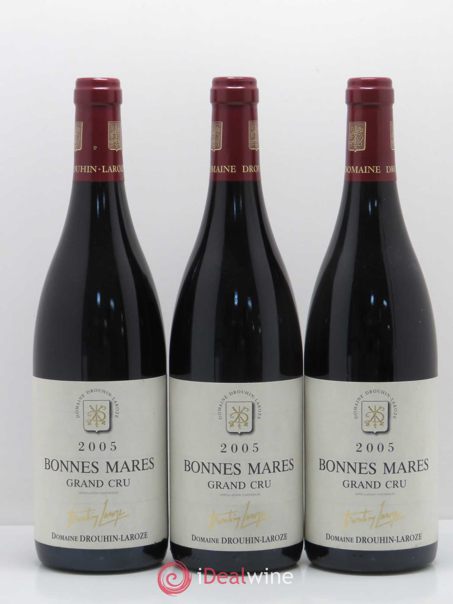 Bonnes-Mares Grand Cru Domaine Drouhin-Laroze 2005 - Lot de 3 bouteilles - 0