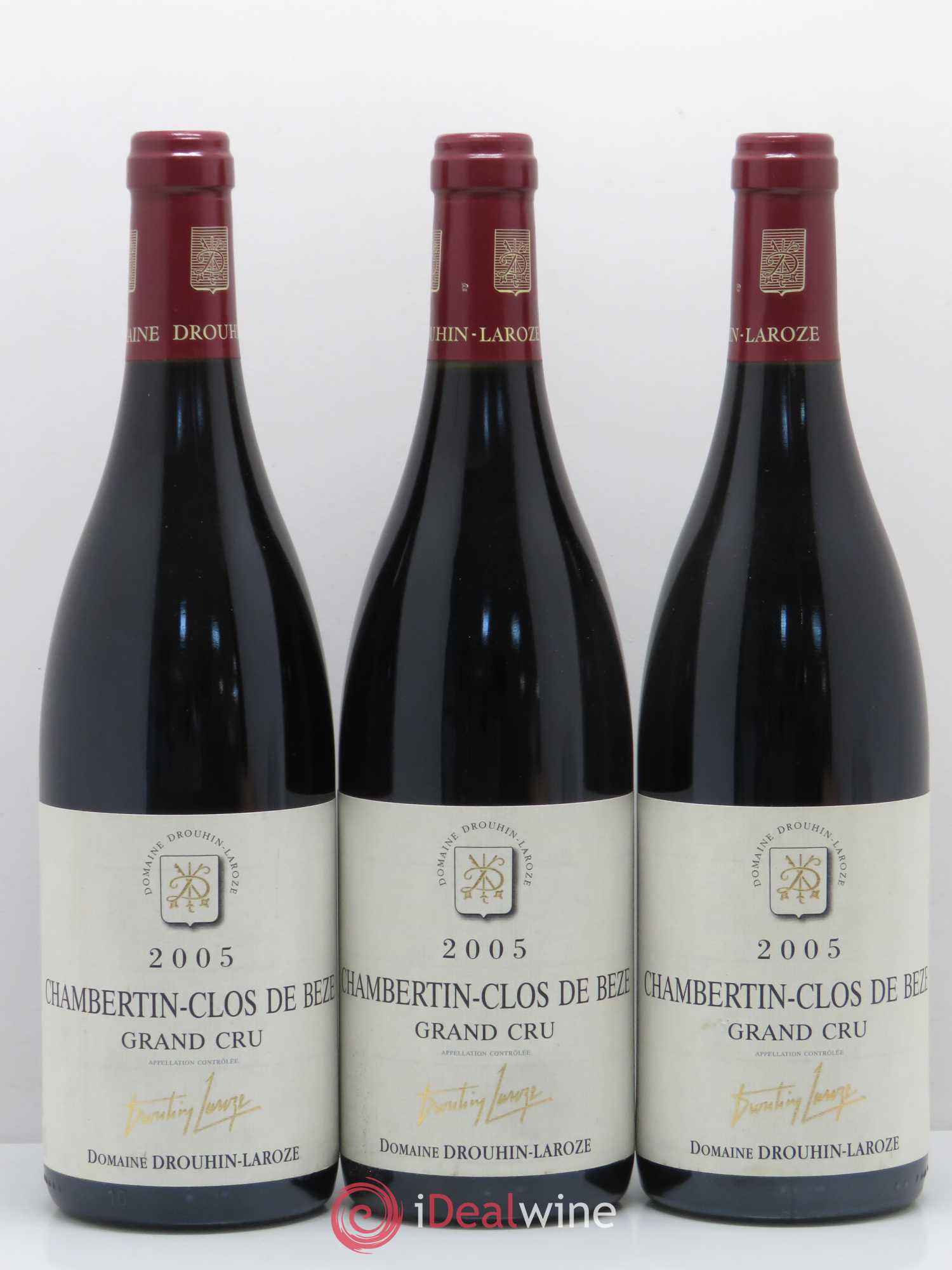 Chambertin Clos de Bèze Grand Cru Domaine Drouhin-Laroze 2005 - Lot de 3 bouteilles - 0