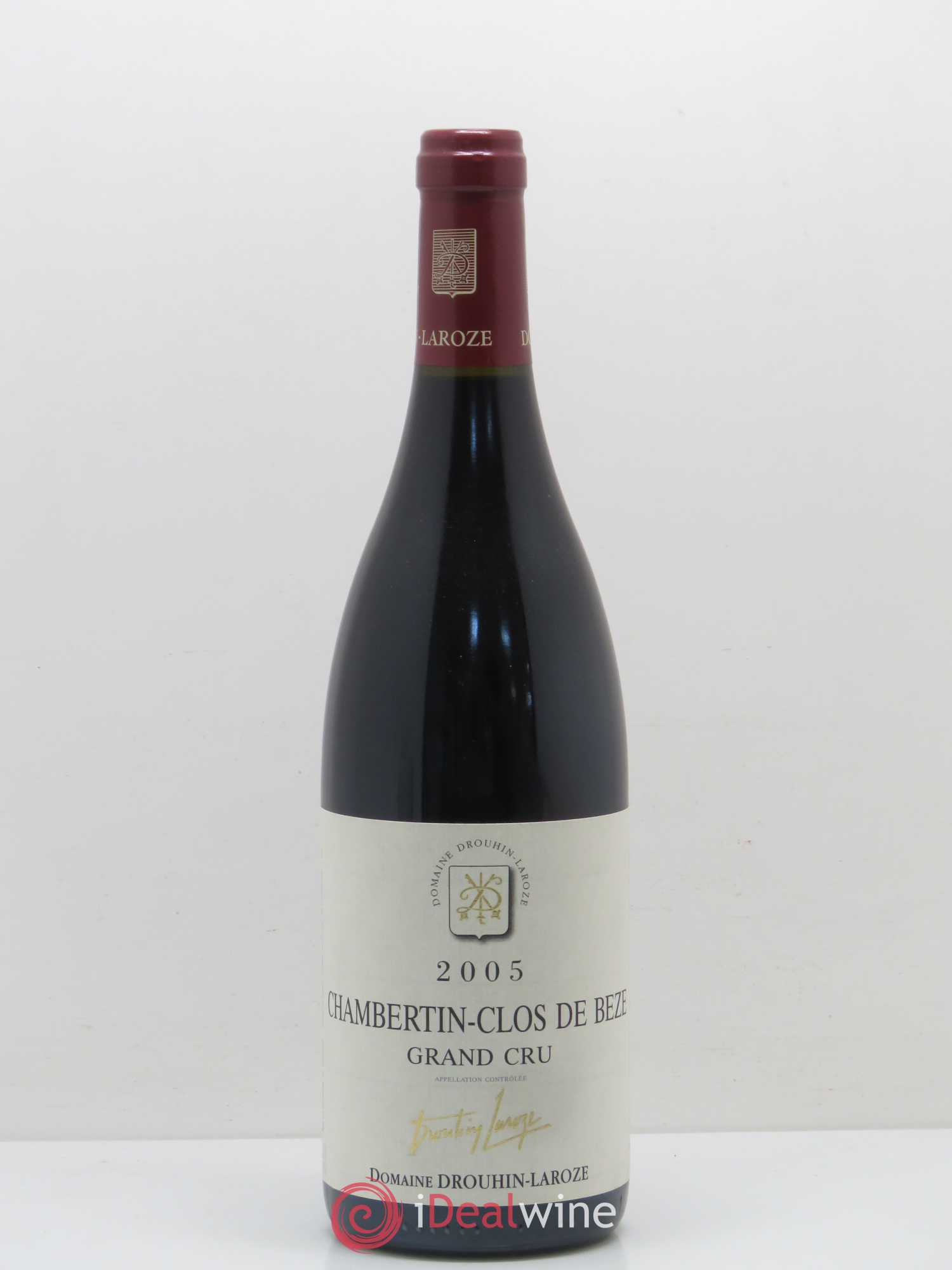 Chambertin Clos de Bèze Grand Cru Domaine Drouhin-Laroze 2005 - Lot de 1 bouteille - 0