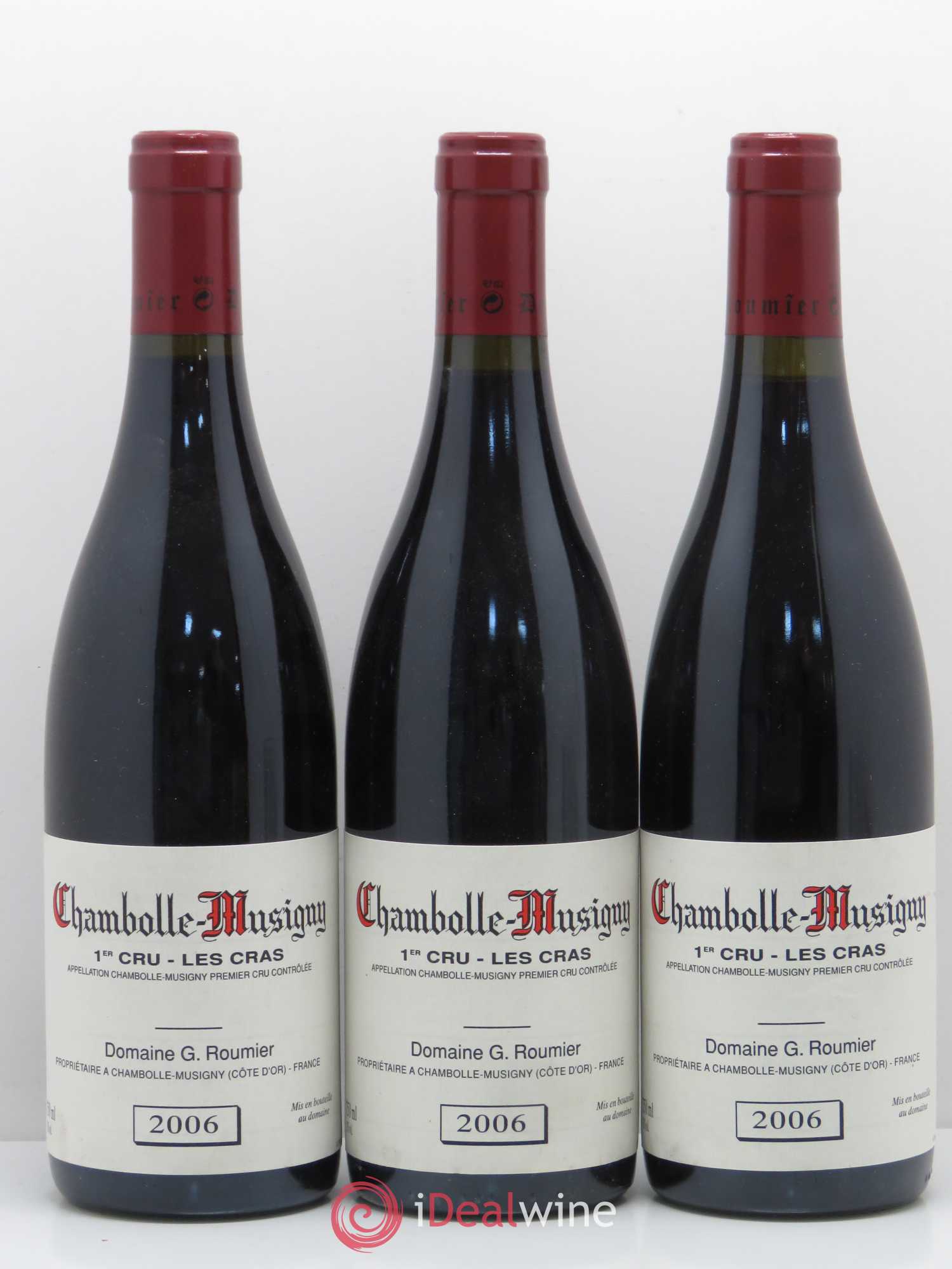 Chambolle-Musigny 1er Cru Les Cras Georges Roumier (Domaine) 2006 - Lot de 3 bouteilles - 0