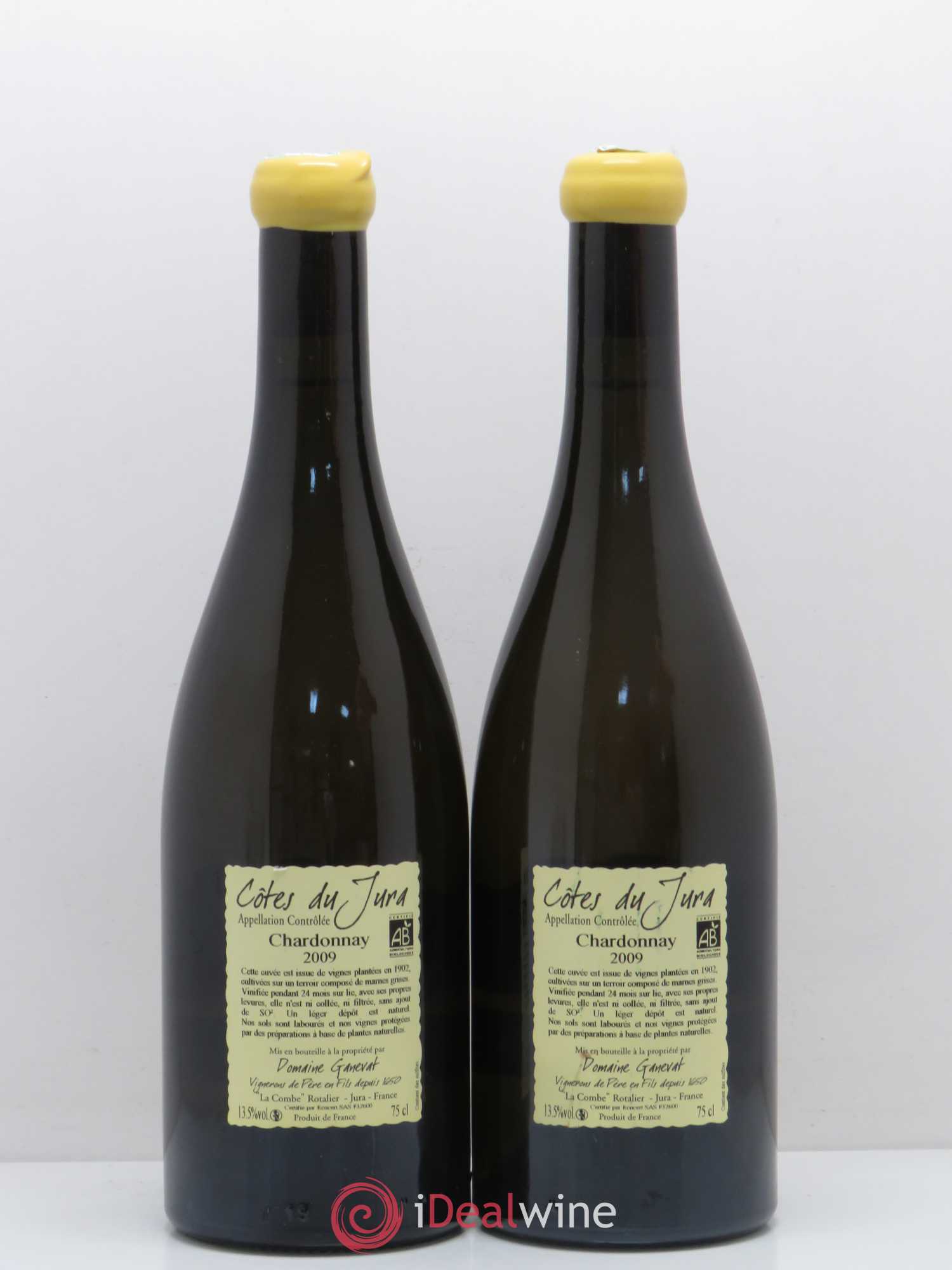 Côtes du Jura Les Chalasses Vieilles Vignes Jean-François Ganevat (Domaine) 2009 - Lot de 2 bouteilles - 1