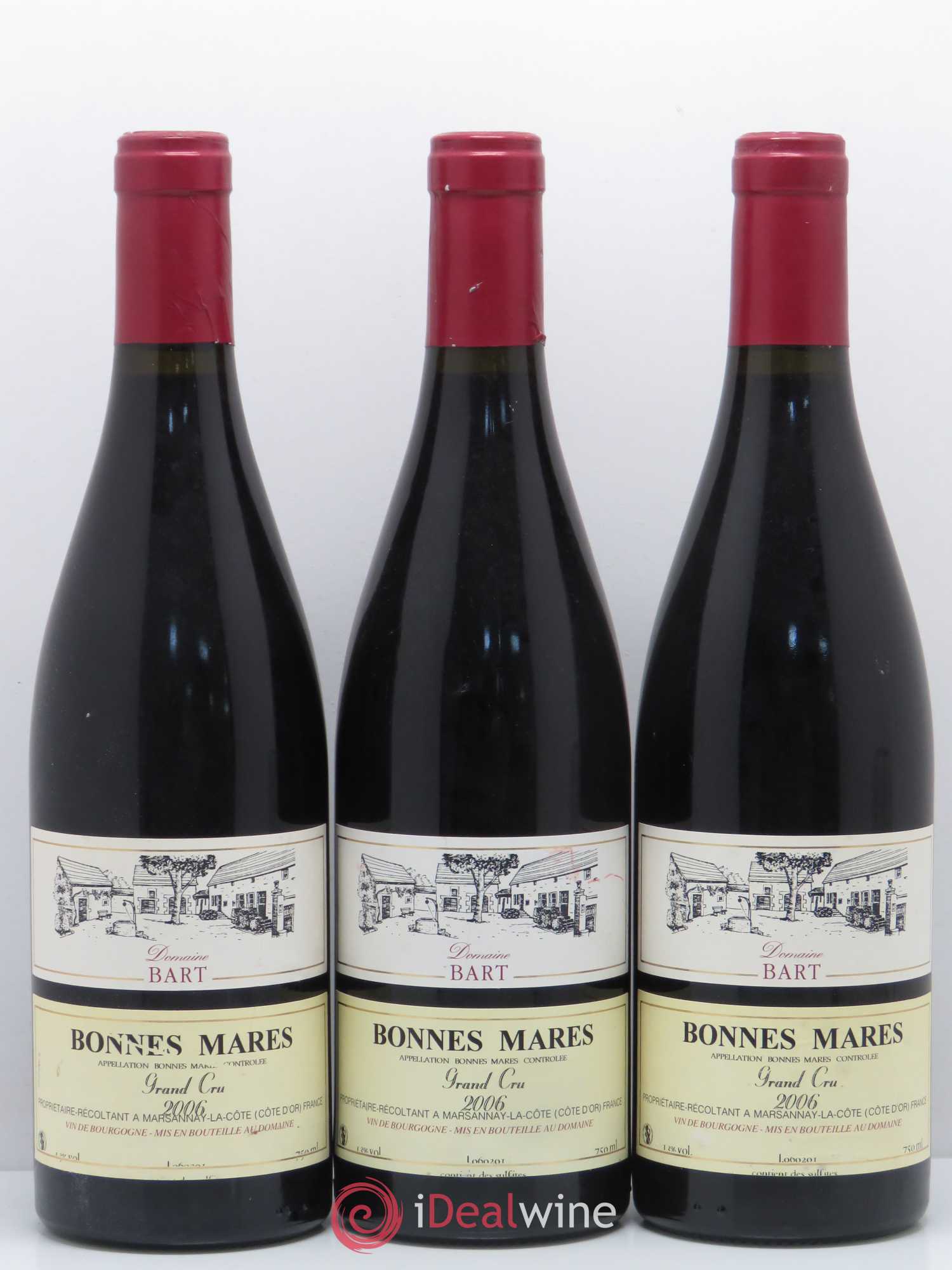 Bonnes-Mares Grand Cru Bart (Domaine) 2006 - Lot de 3 bouteilles - 0