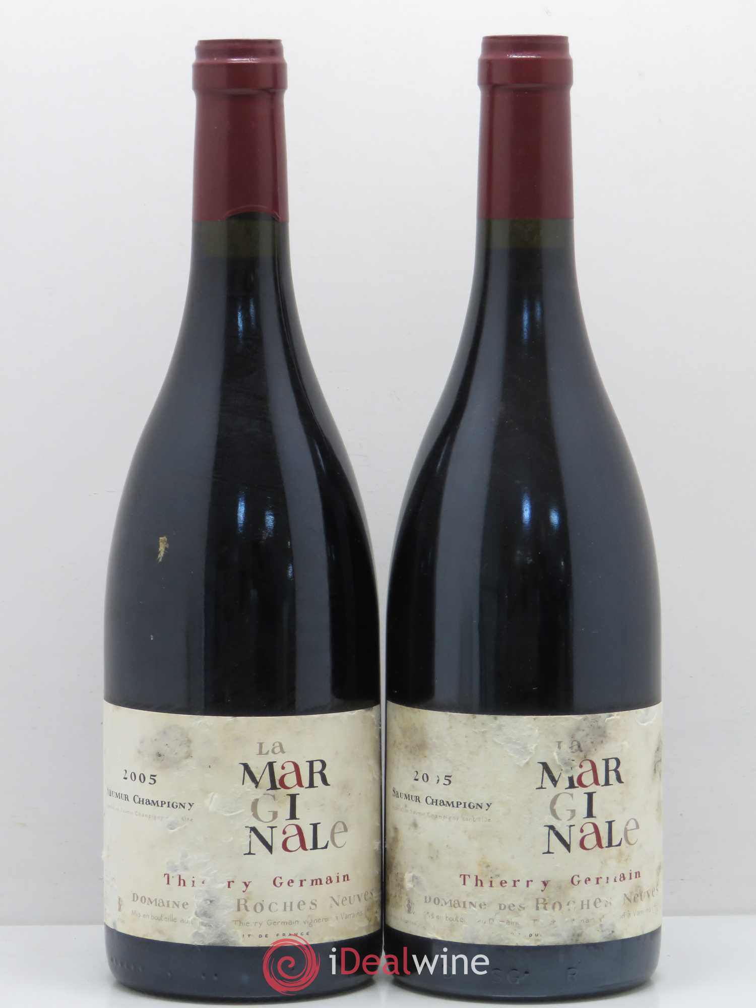 Saumur-Champigny La Marginale Domaine des Roches Neuves - Thierry Germain 2005 - Lot de 2 bouteilles - 0