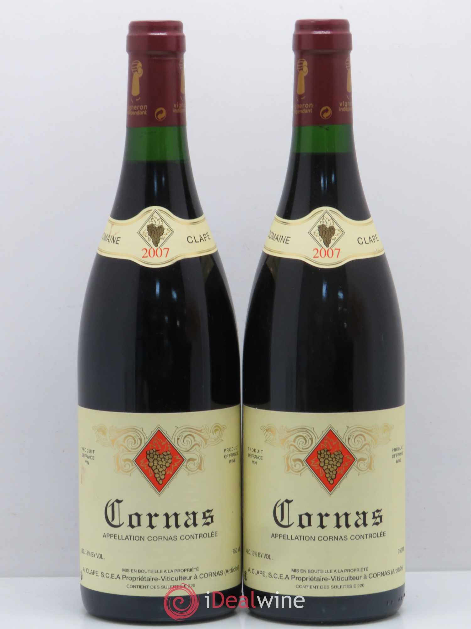 Cornas Auguste Clape 2007 - Lot de 2 bouteilles - 0
