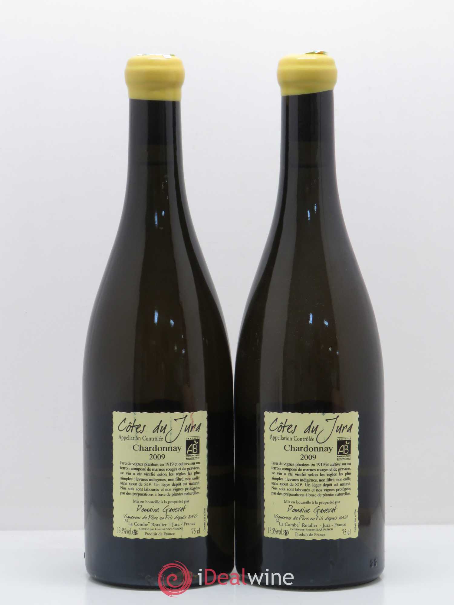 Côtes du Jura Les Grands Teppes Vieilles Vignes Jean-François Ganevat (Domaine) 2009 - Lot de 2 bouteilles - 1