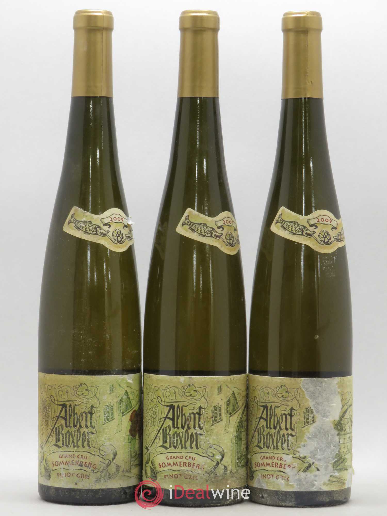 Alsace Pinot Gris Albert Boxler Grand Cru Sommerberg 2009 - Posten von 3 Flaschen - 0