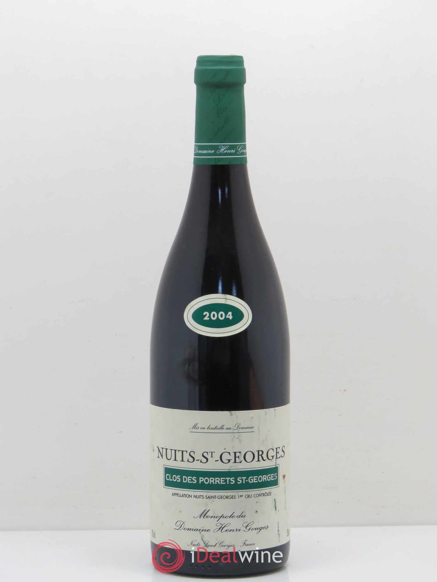 Nuits-Saint-Georges 1er Cru Clos des Porrets St Georges Henri Gouges 2004 - Posten von 1 Flasche - 0