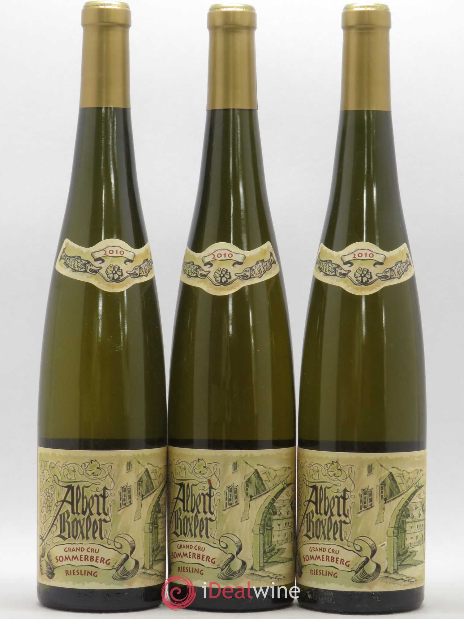 Alsace Riesling Grand Cru Sommerberg Albert Boxler Cuvée D 2010 - Posten von 3 Flaschen - 0