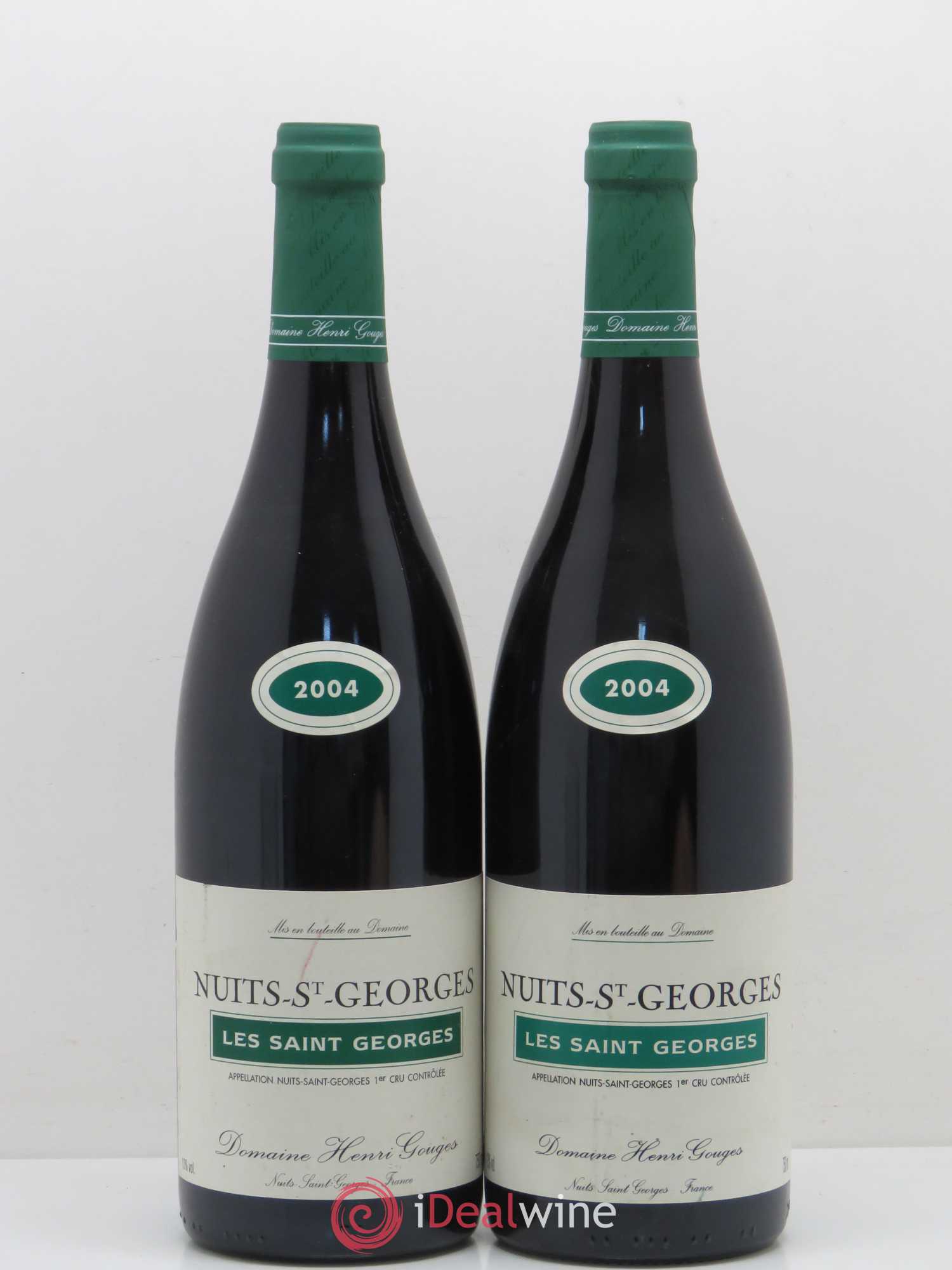 Nuits-Saint-Georges 1er Cru Les Saints Georges Henri Gouges 2004 - Lot de 2 bouteilles - 0