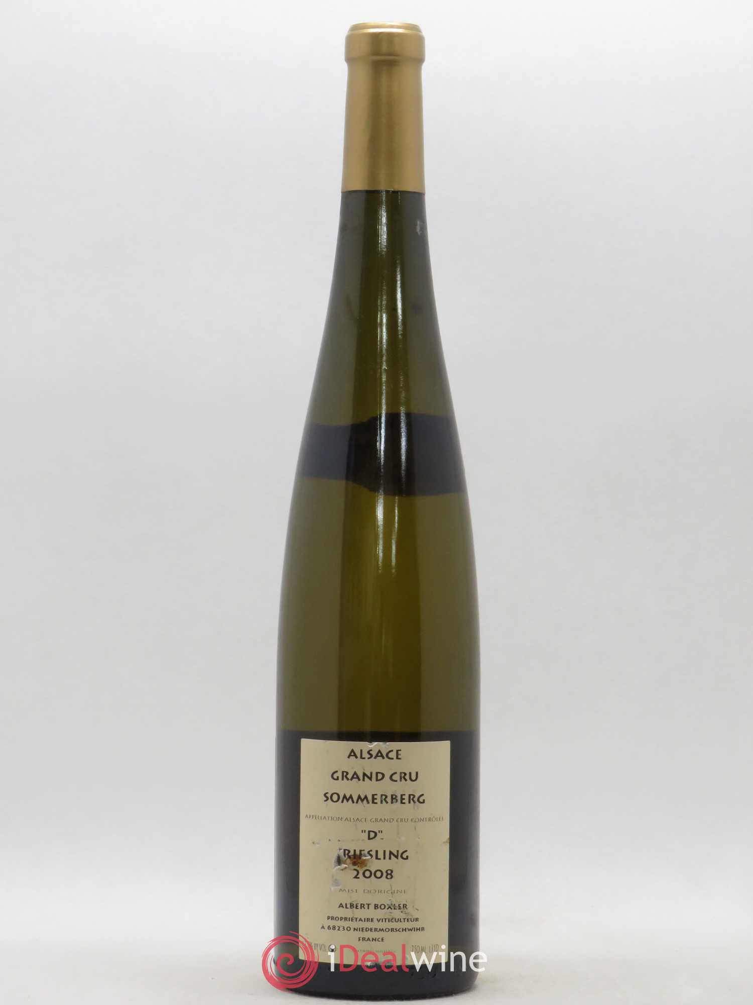 Alsace Riesling Grand Cru Sommerberg Albert Boxler Cuvée D 2008 - Posten von 1 Flasche - 1
