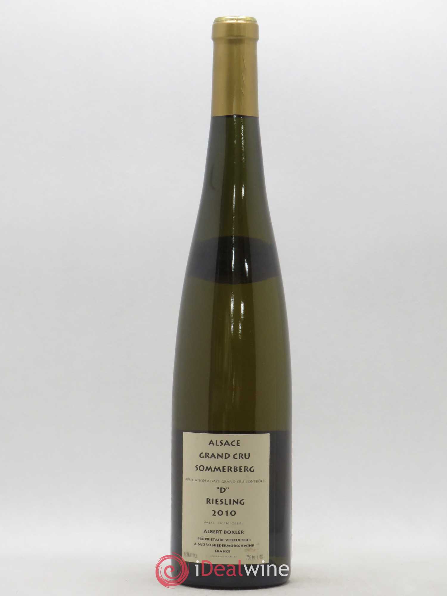 Alsace Riesling Grand Cru Sommerberg Albert Boxler Cuvée D 2010 - Posten von 1 Flasche - 1