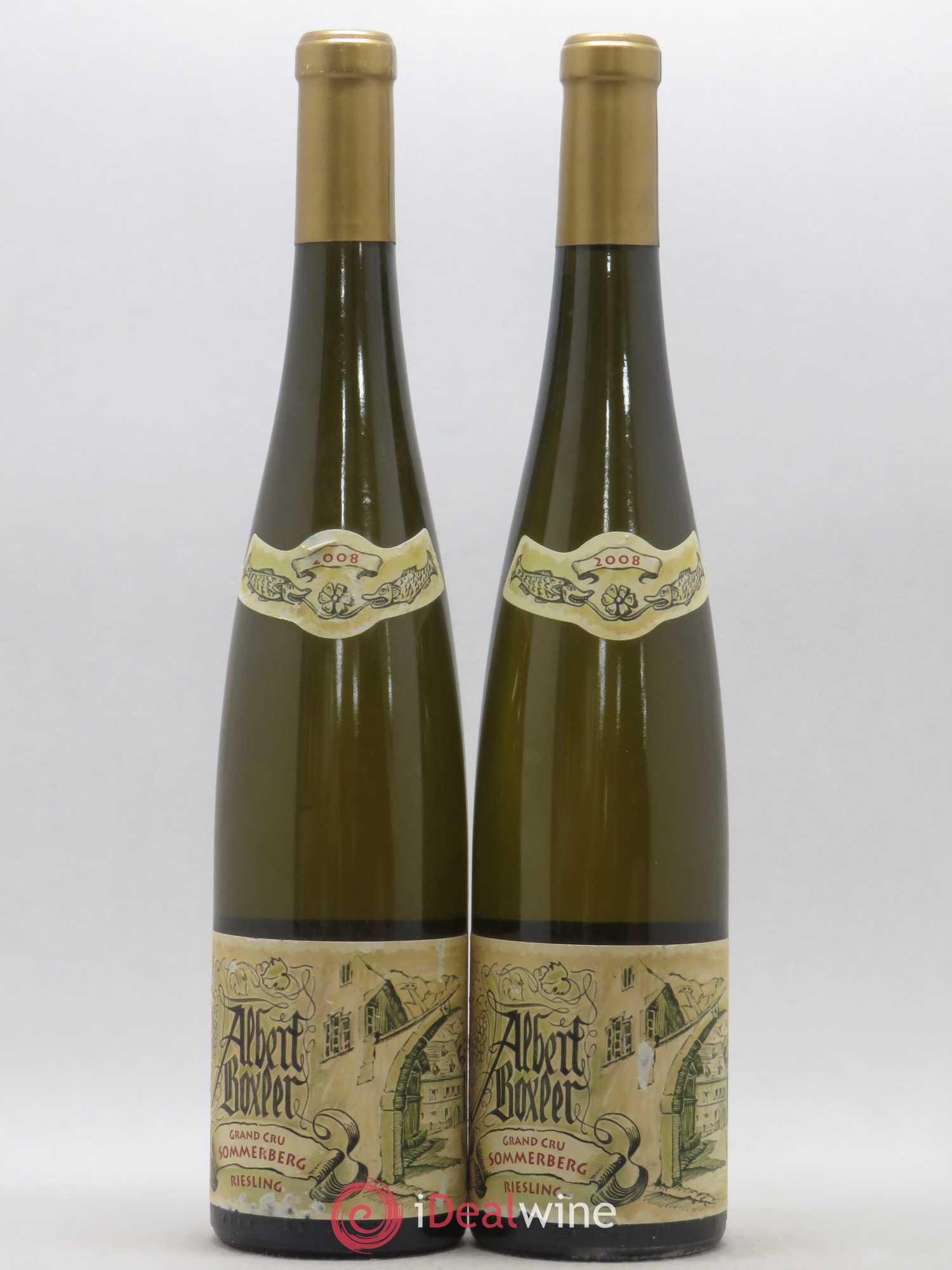 Alsace Riesling Grand Cru Sommerberg Albert Boxler 2008 - Lot de 2 bouteilles - 0