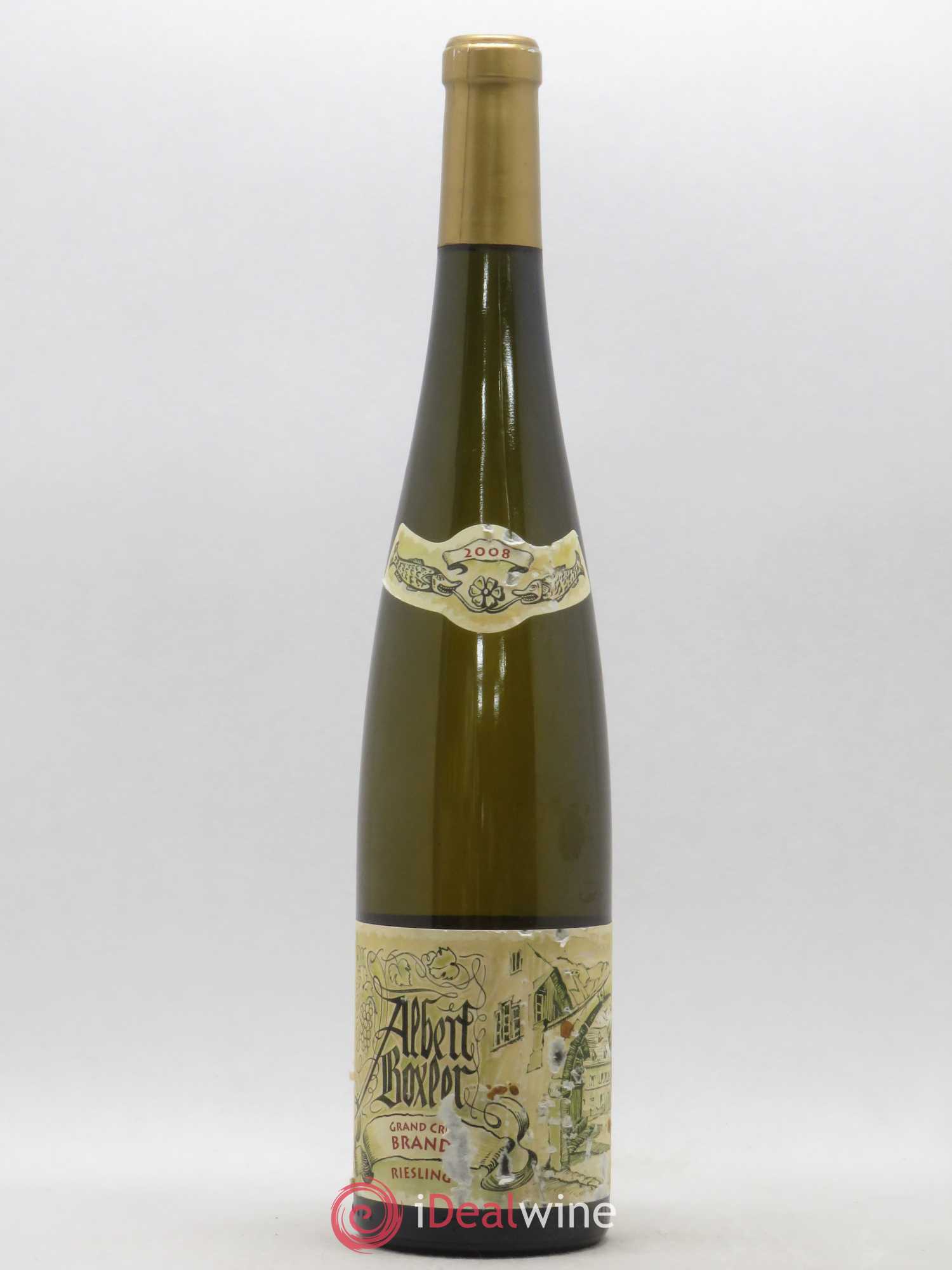 Alsace Riesling Grand Cru Brand K Albert Boxler 2008 - Lot de 1 bouteille - 0