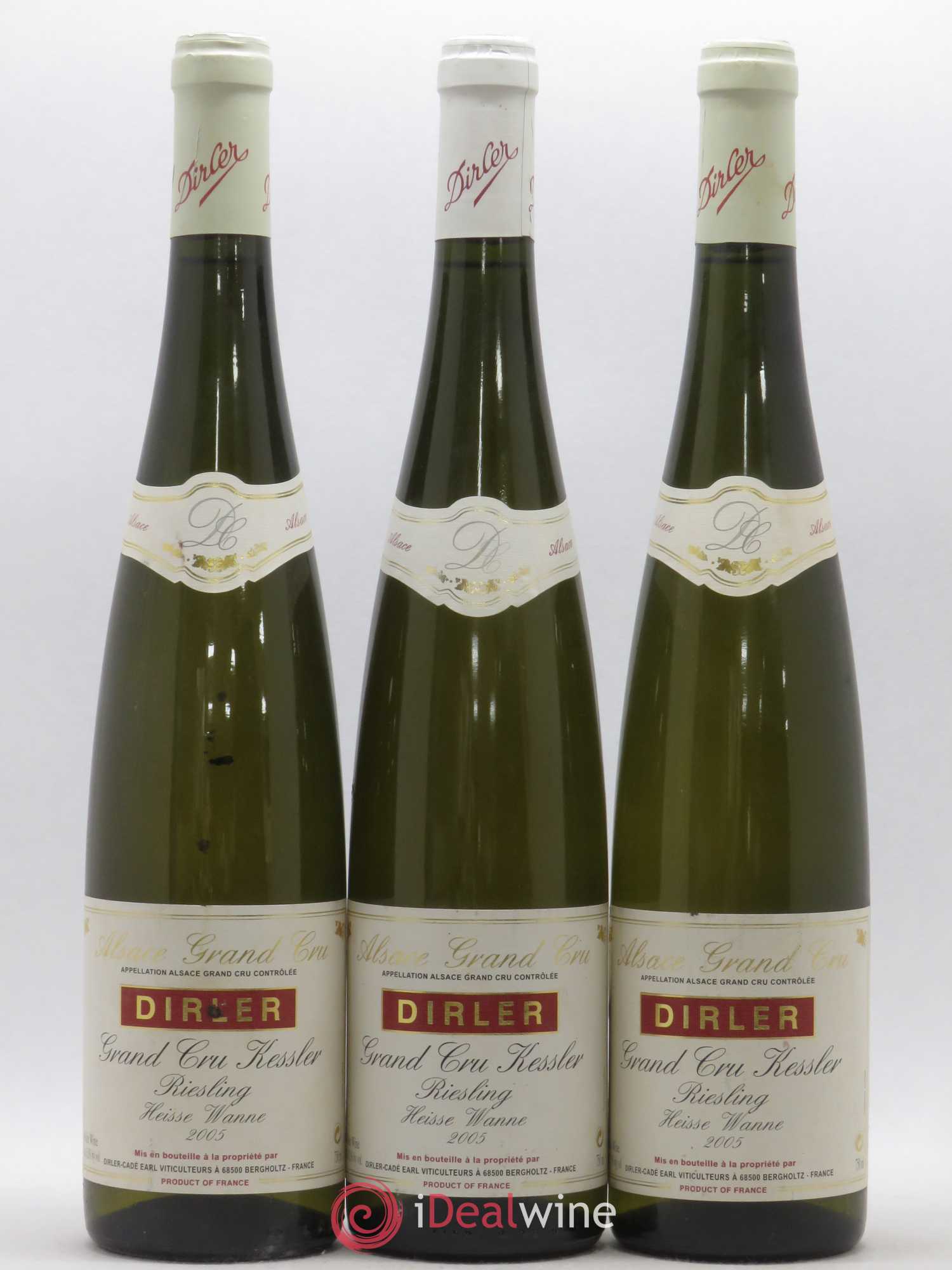 Riesling Grand Cru Kessler Heisse Wanne Dirler Cade 2005 - Posten von 3 Flaschen - 0