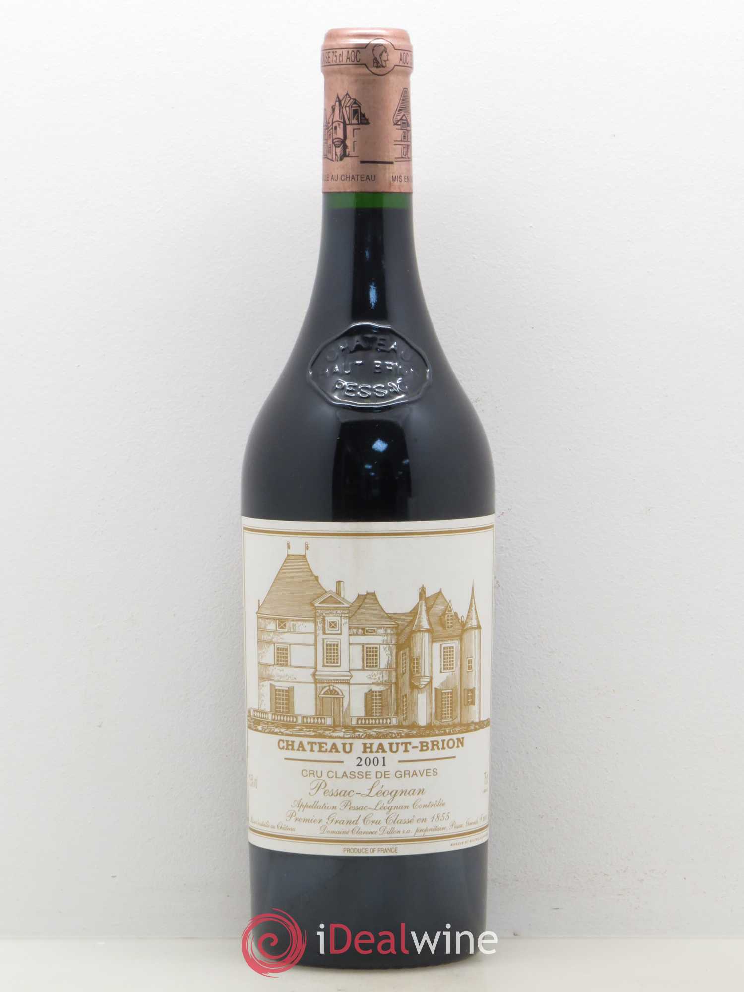 Château Haut Brion 1er Grand Cru Classé 2001 - Lot de 1 bouteille - 0