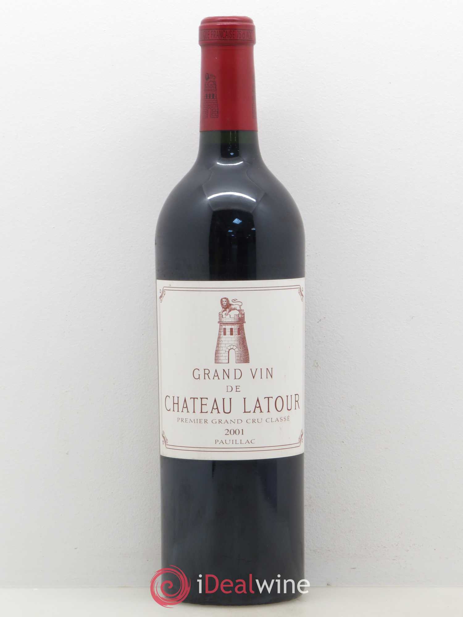 Château Latour 1er Grand Cru Classé 2001 - Lot de 1 bouteille - 0