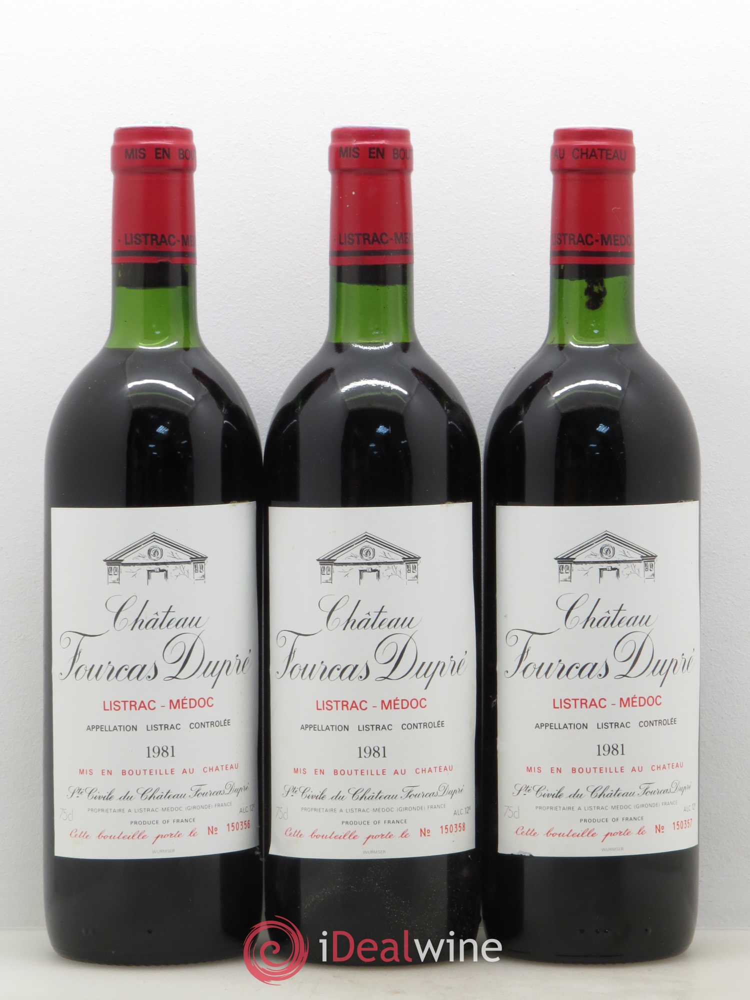 Château Fourcas Dupré 1981 - Lot de 12 bouteilles - 3
