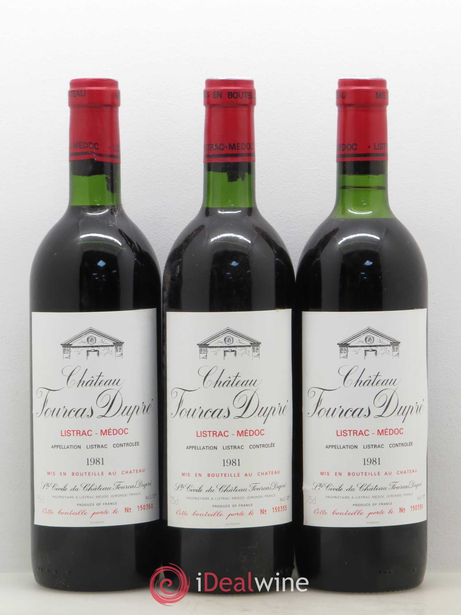 Château Fourcas Dupré 1981 - Lot de 12 bouteilles - 4