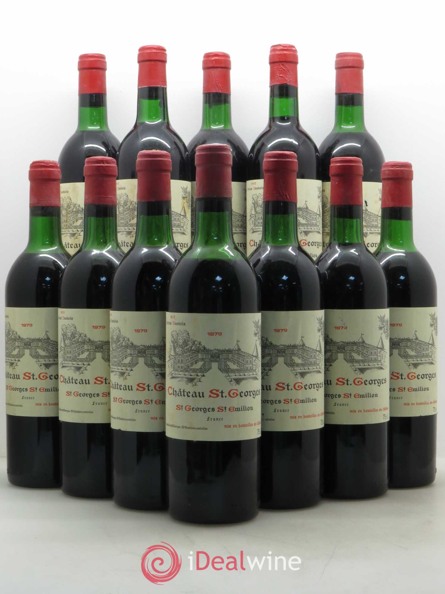 Château Saint-Georges 1979 - Lot de 12 bouteilles - 0