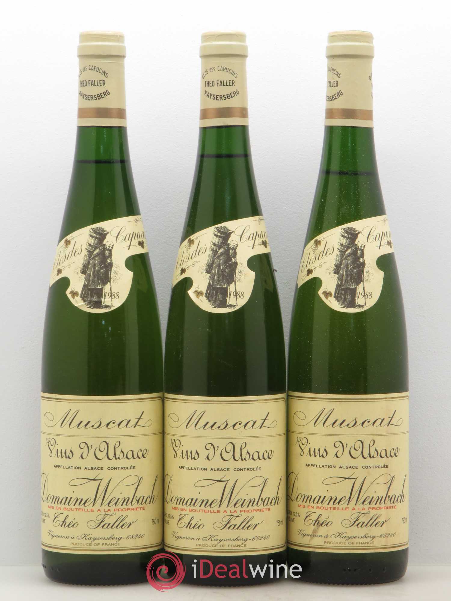 Muscat Weinbach (Domaine) 1988 - Posten von 3 Flaschen - 0
