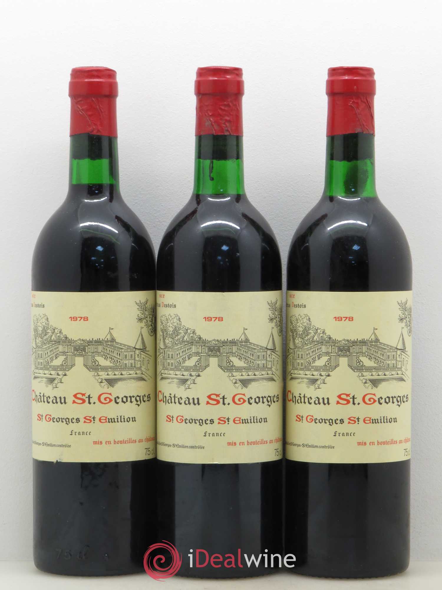 Château Saint-Georges 1978 - Lot de 6 bouteilles - 2