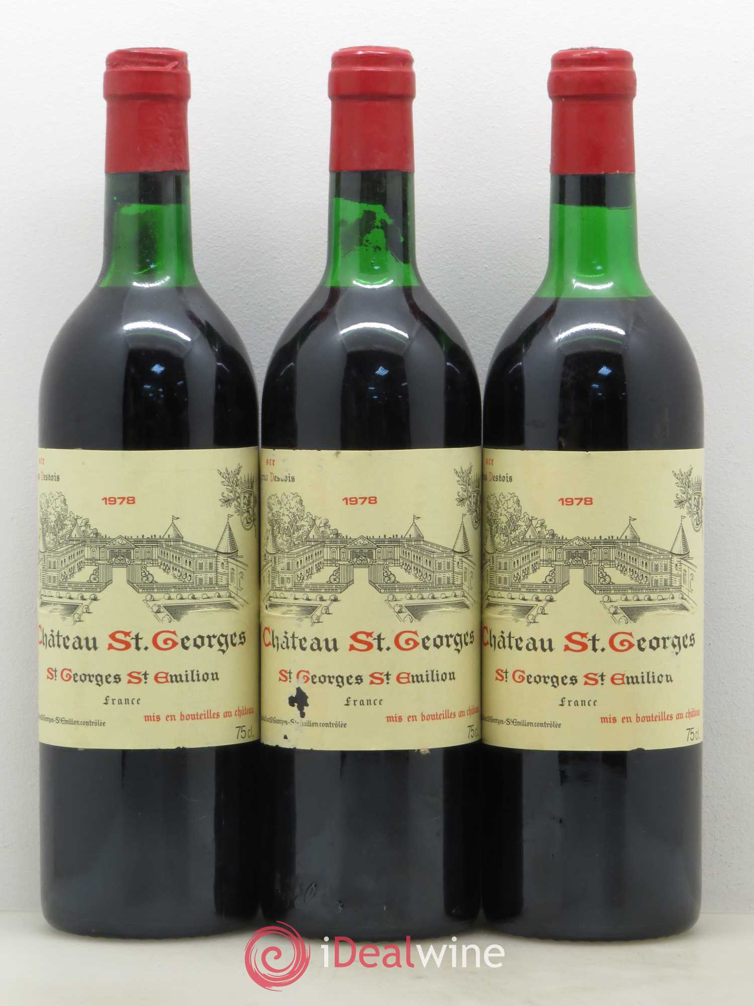 Château Saint-Georges 1978 - Lot de 11 bouteilles - 1