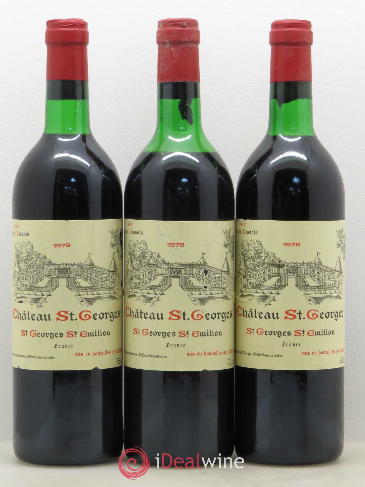 Château Saint-Georges 1978 - Lot de 11 bouteilles - 3