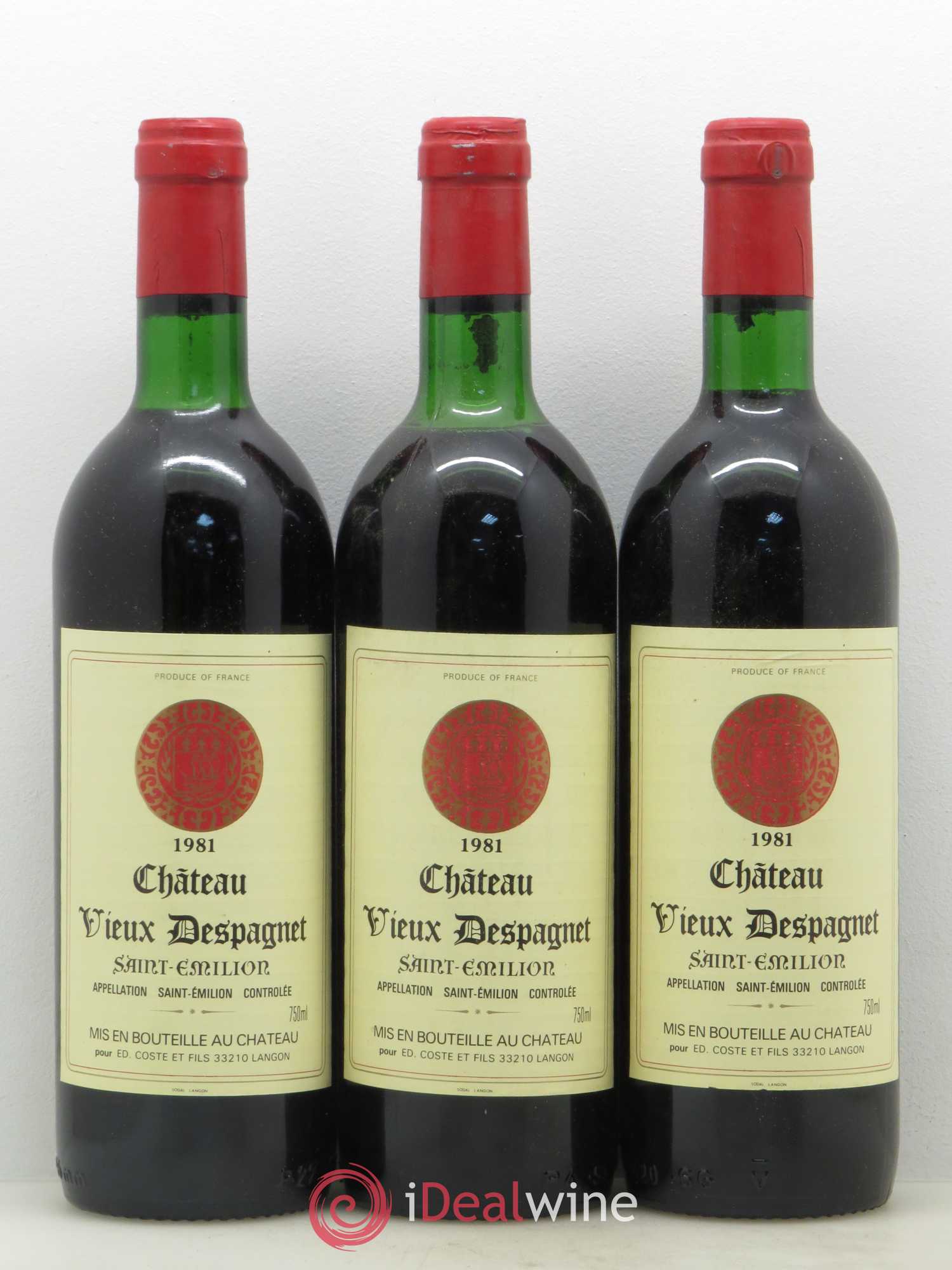 Saint-Émilion Château Vieux Despagnet (sans prix de réserve) 1981 - Posten von 12 Flaschen - 3