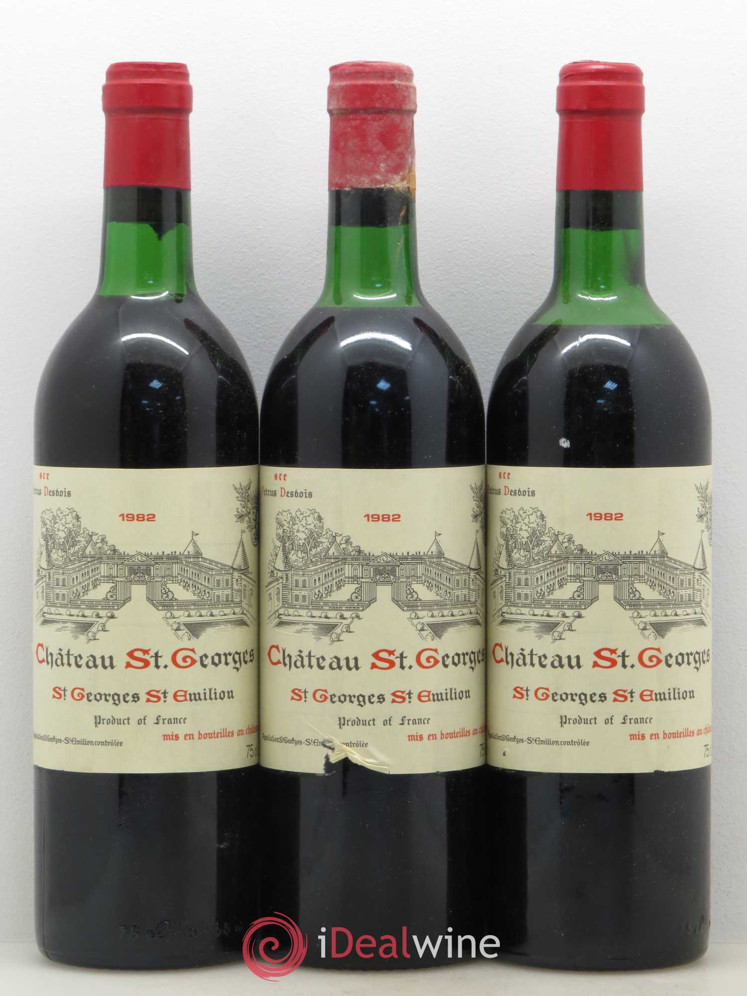 Château Saint-Georges 1982 - Lot de 12 bouteilles - 1