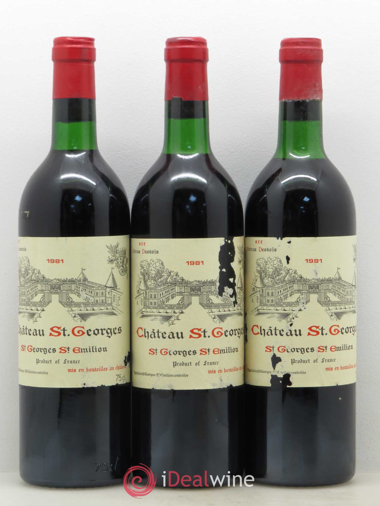 Château Saint-Georges 1981 - Lot de 12 bouteilles - 2