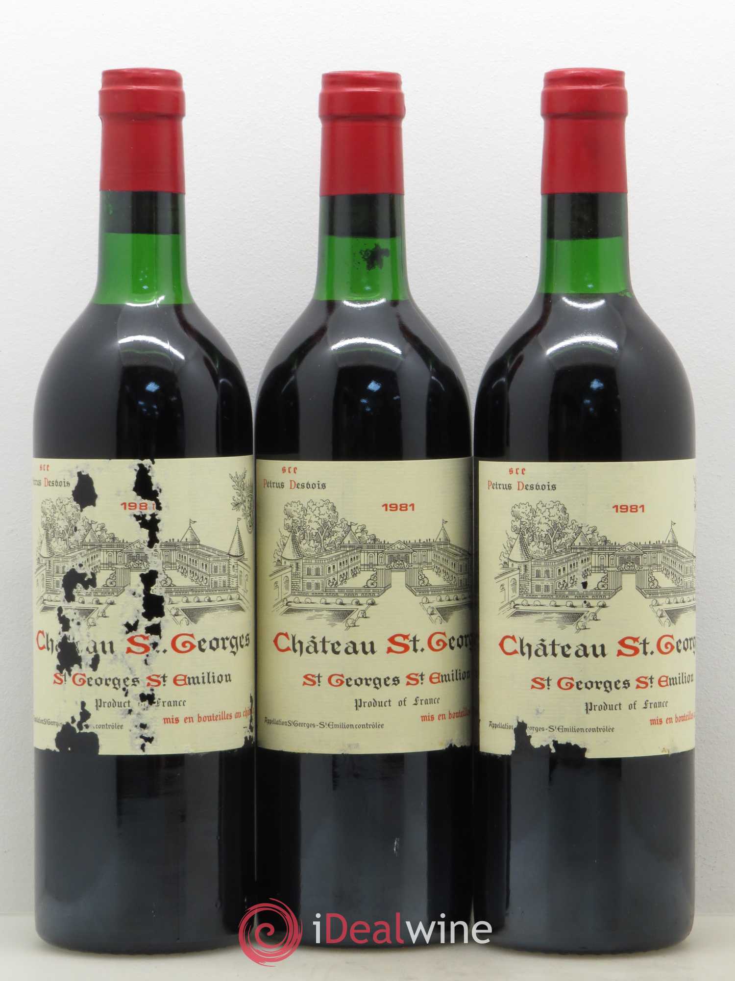Château Saint-Georges 1981 - Lot de 12 bouteilles - 3