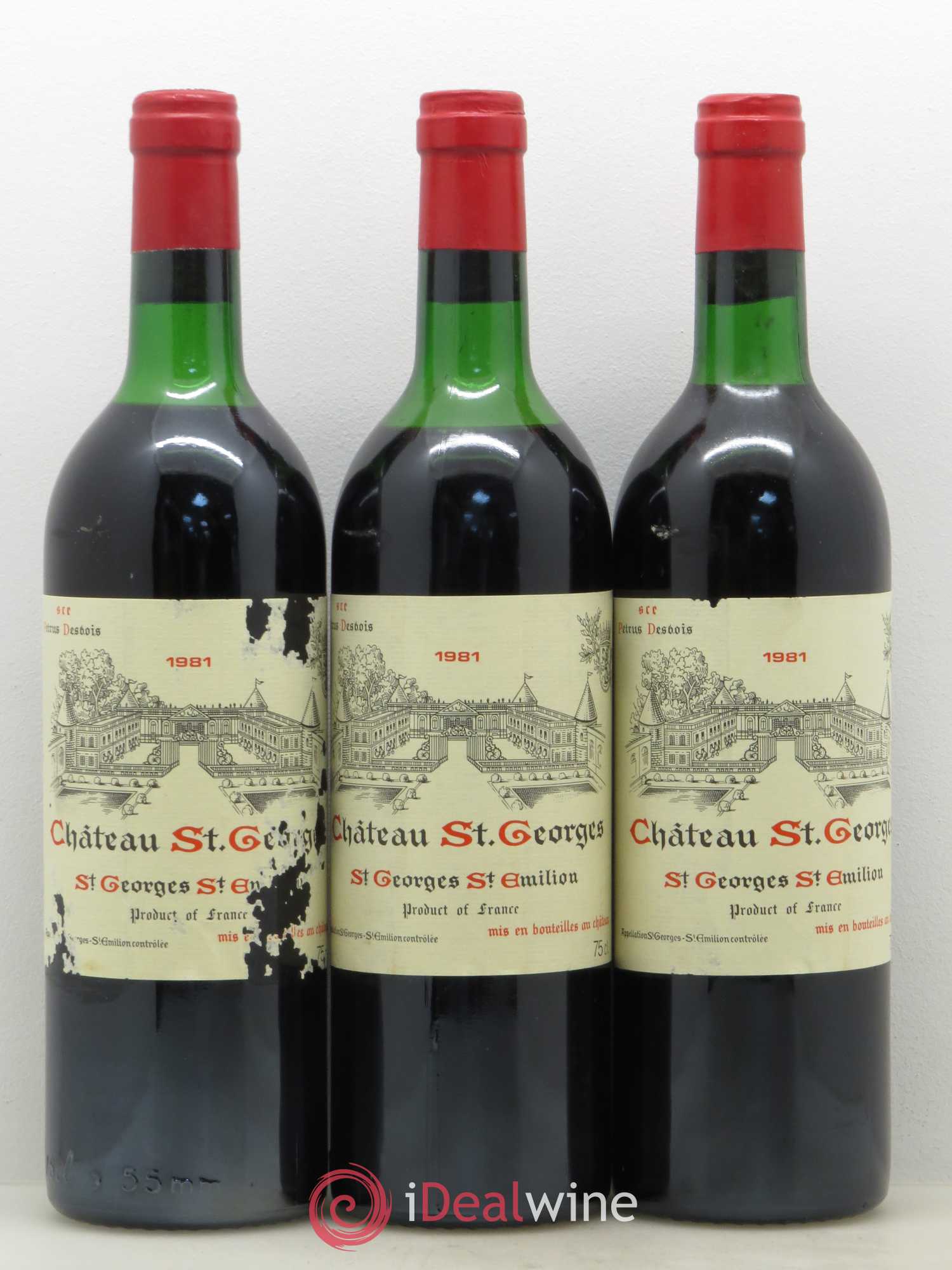 Château Saint-Georges 1981 - Lot de 12 bouteilles - 4