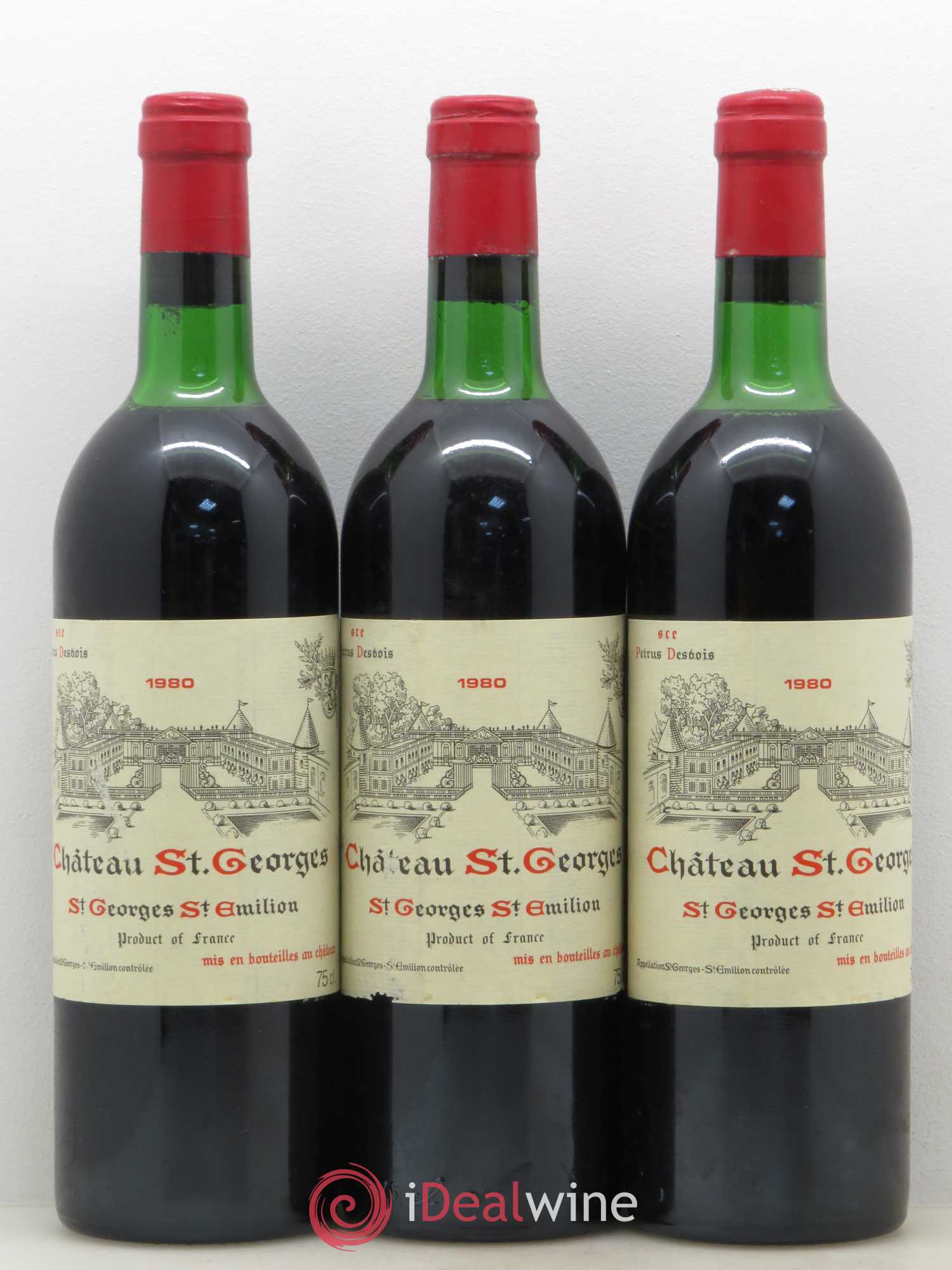 Château Saint-Georges Côte Pavie Grand Cru Classé 1980 - Lot de 12 bouteilles - 4