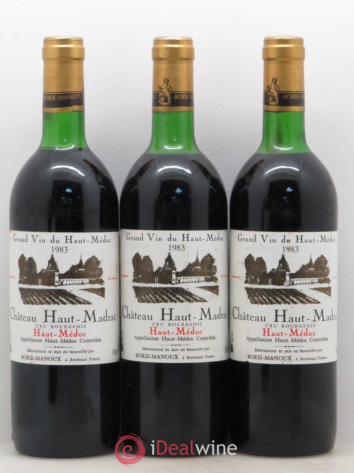 Haut Médoc Château Haut Madrac 1983 - Posten von 5 Flaschen - 1